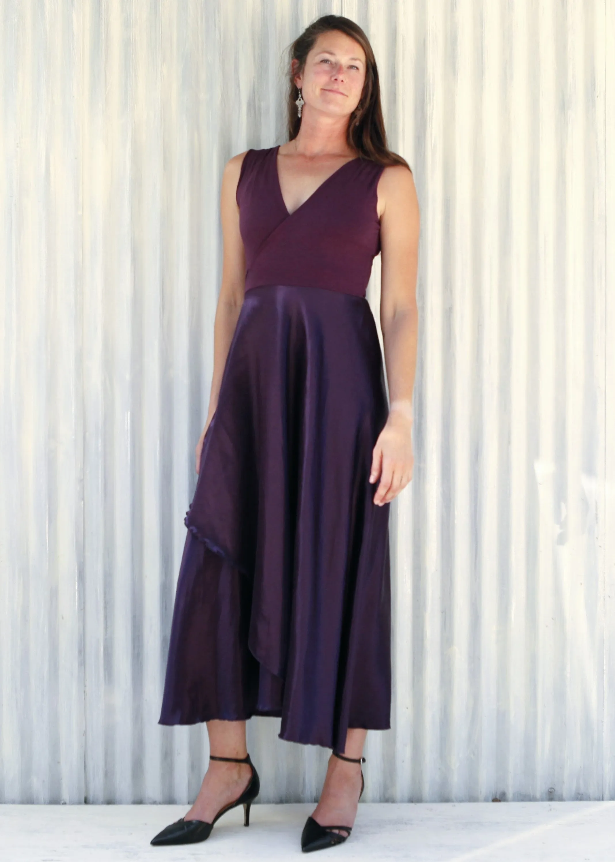 Amethyst Victoria Wrap Dress