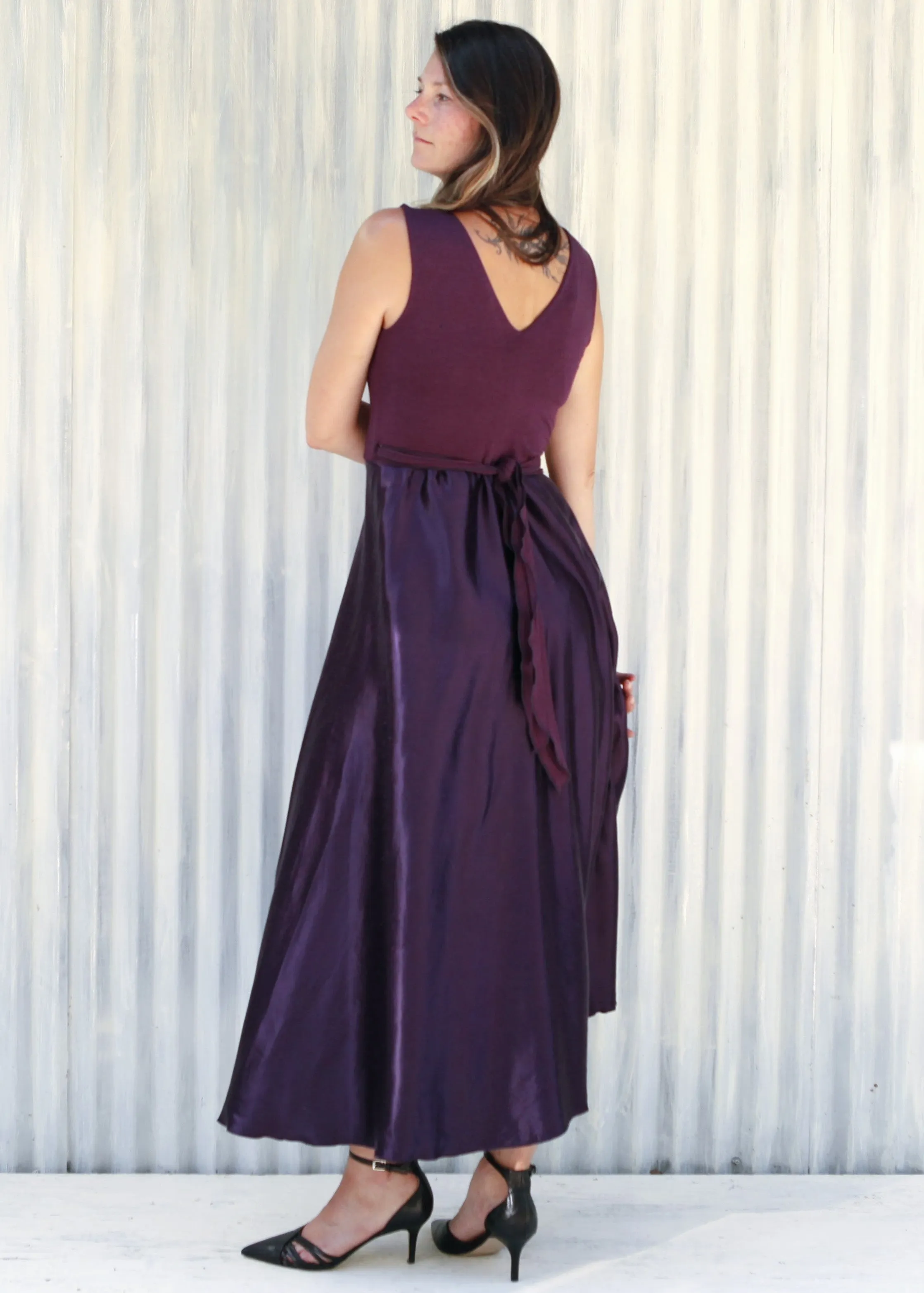 Amethyst Victoria Wrap Dress