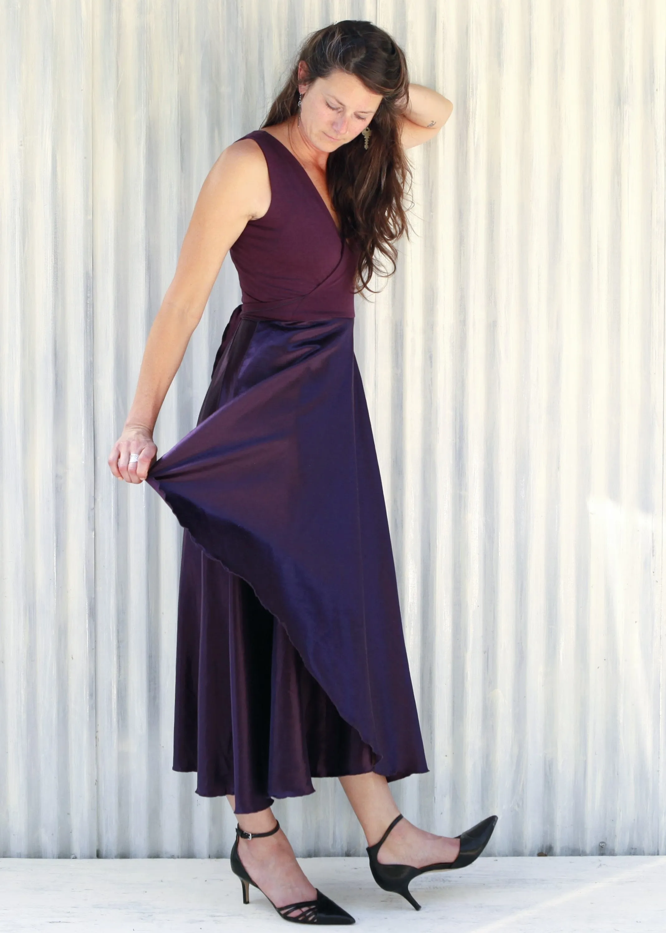 Amethyst Victoria Wrap Dress