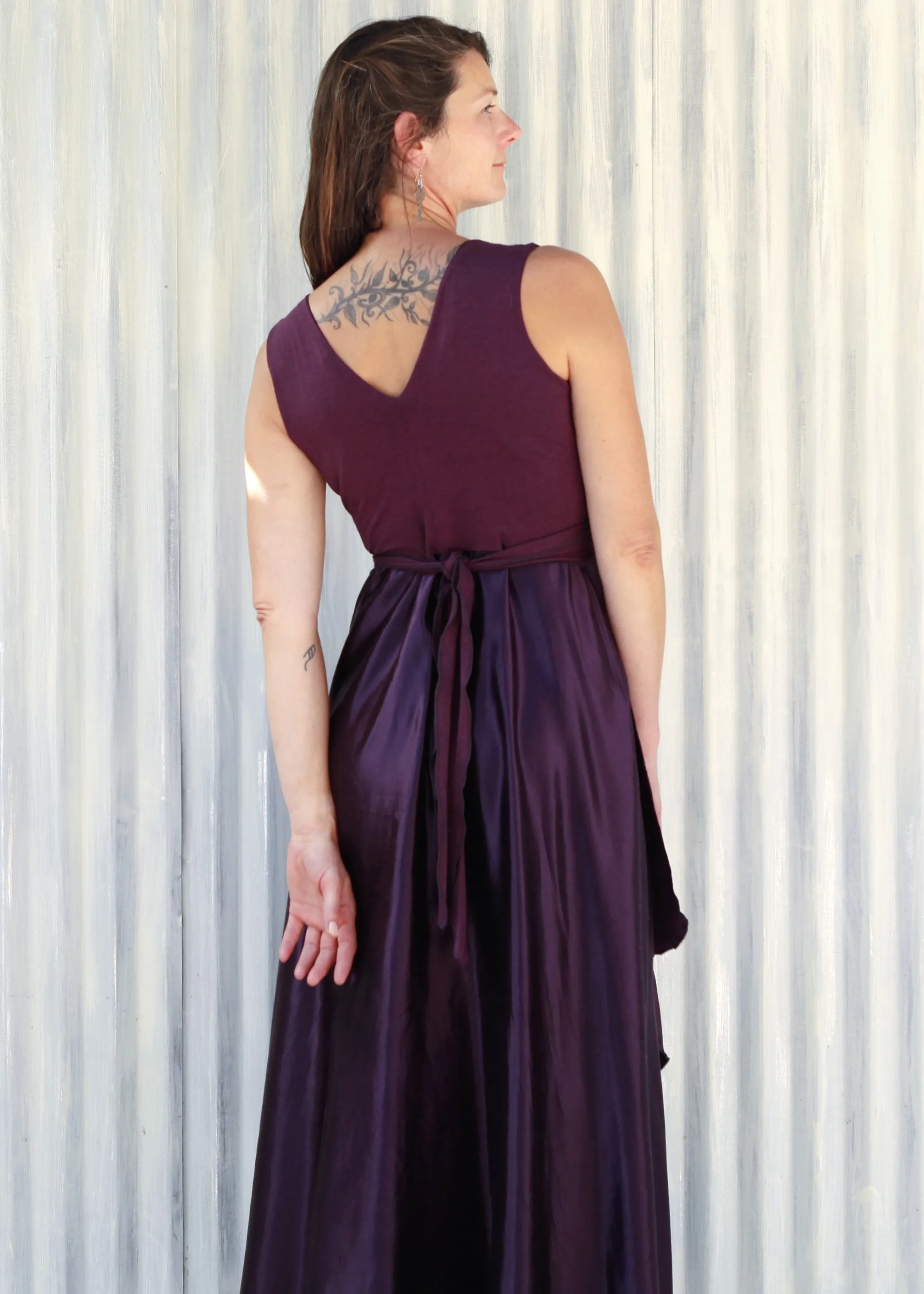 Amethyst Victoria Wrap Dress