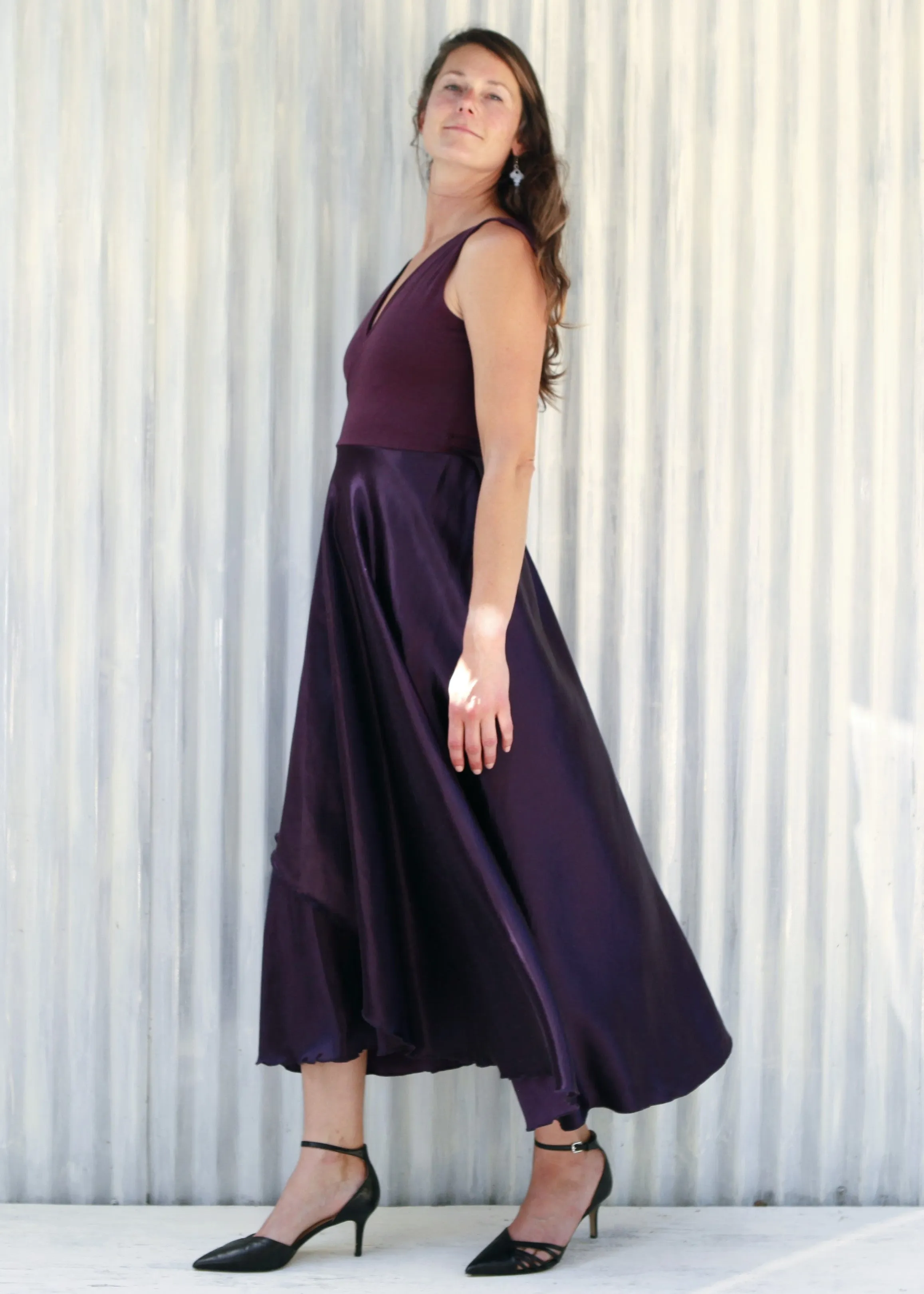 Amethyst Victoria Wrap Dress