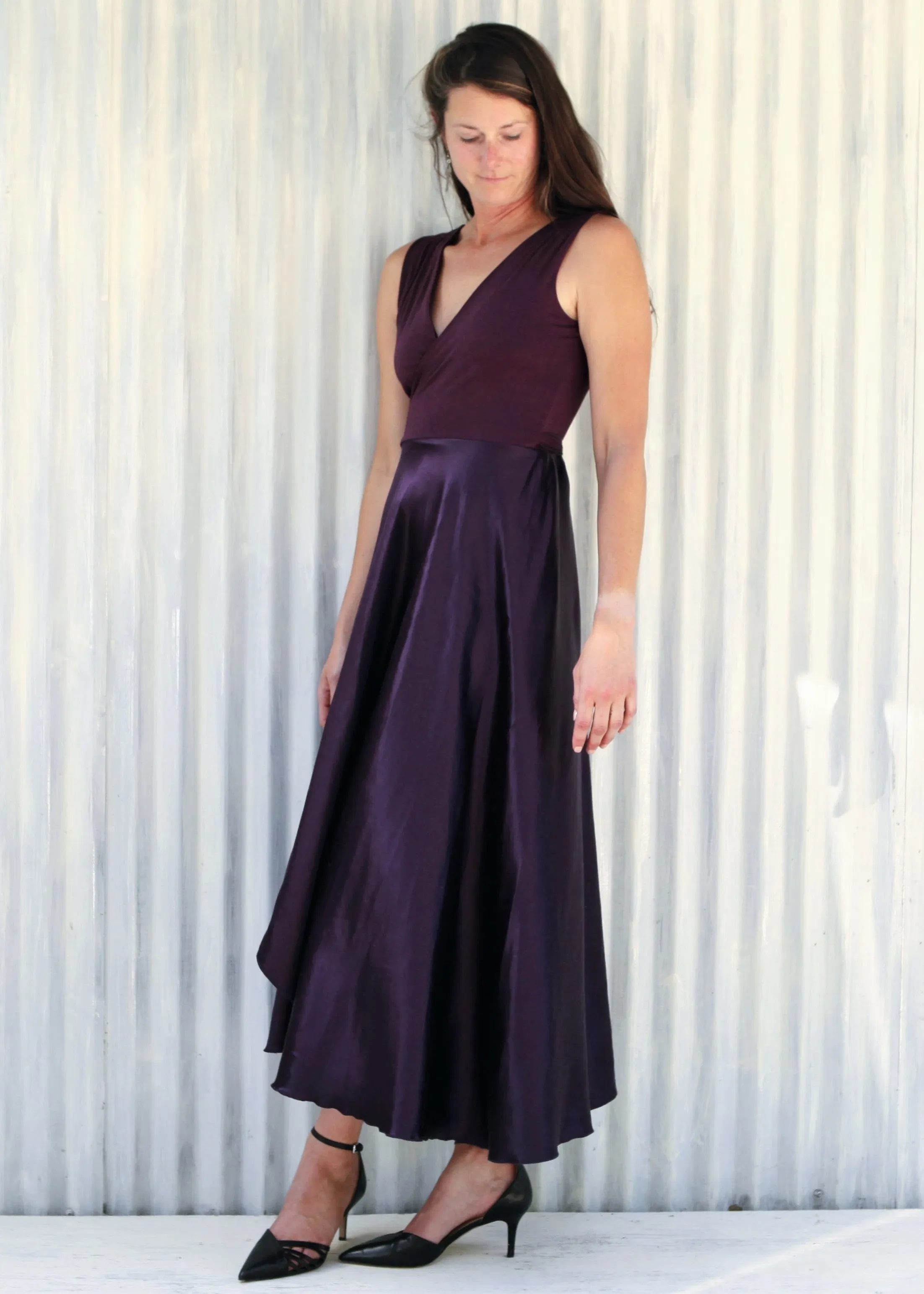 Amethyst Victoria Wrap Dress