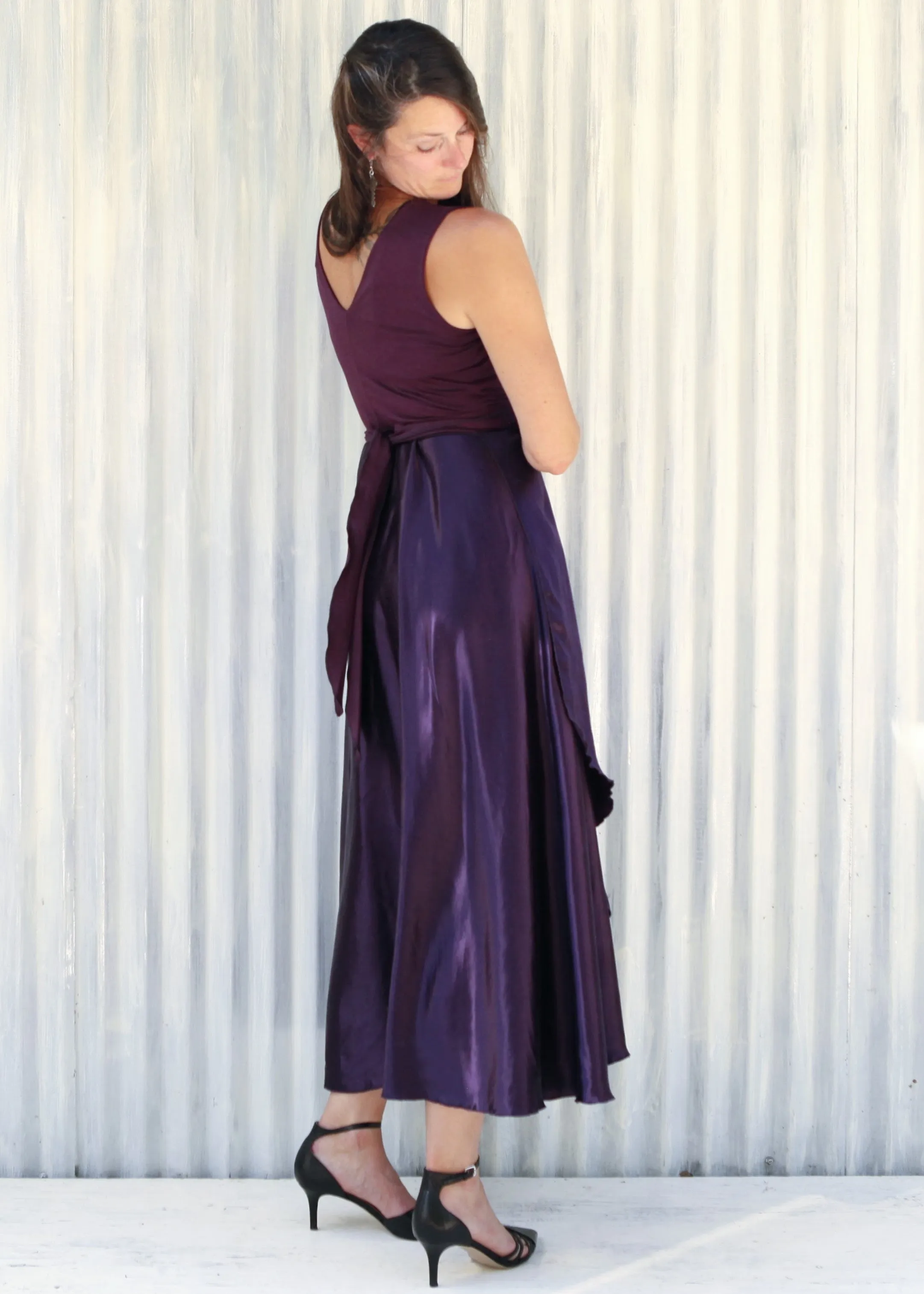 Amethyst Victoria Wrap Dress