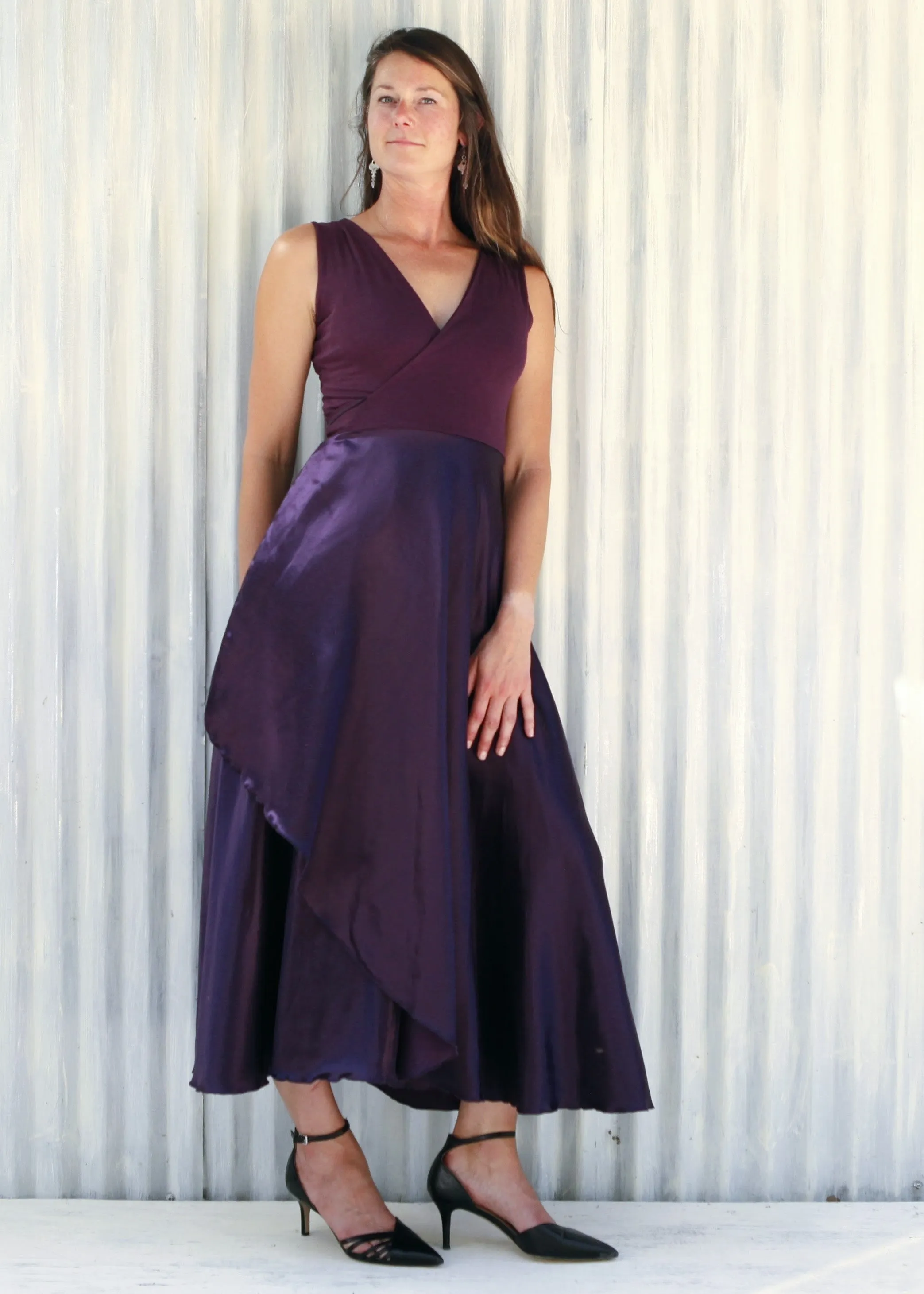 Amethyst Victoria Wrap Dress