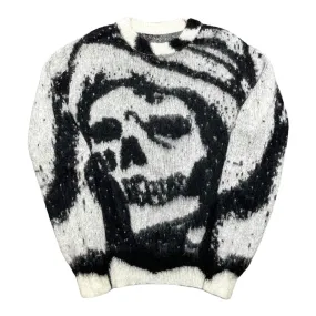 Amiri x Wes Lang Reaper Crewneck Sweater Alabaster