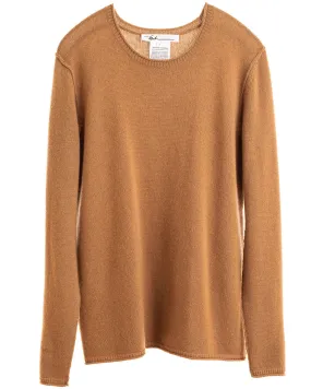 Camel Cozy Lux Crewneck Sweater