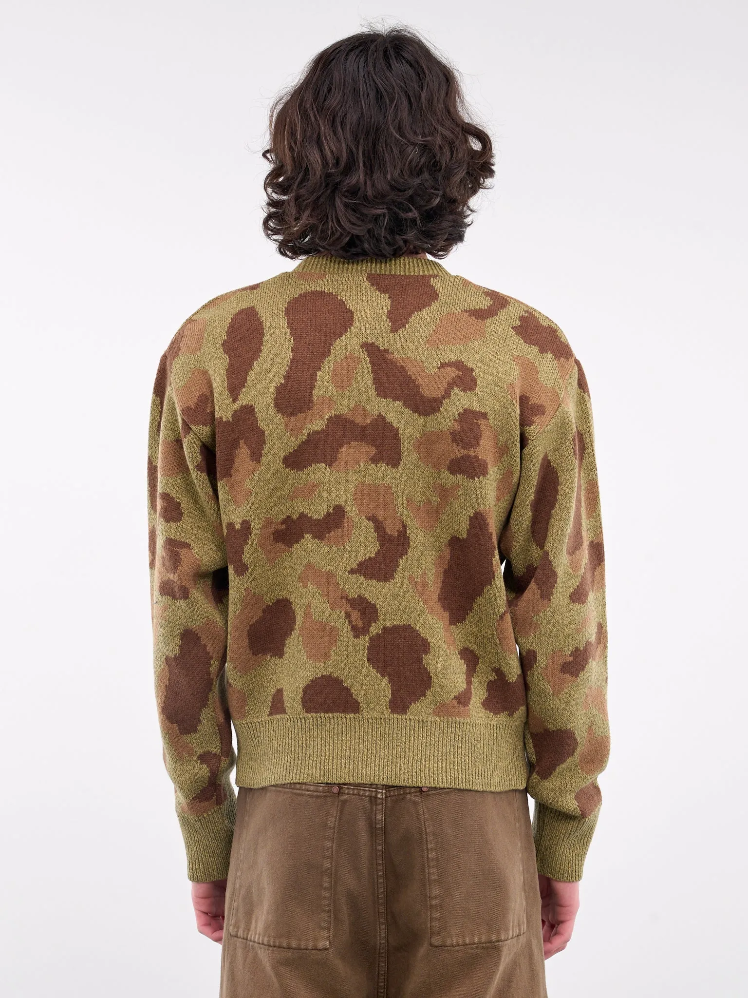 Camouflage Knit Sweater (K2411KN122-KHAKI)