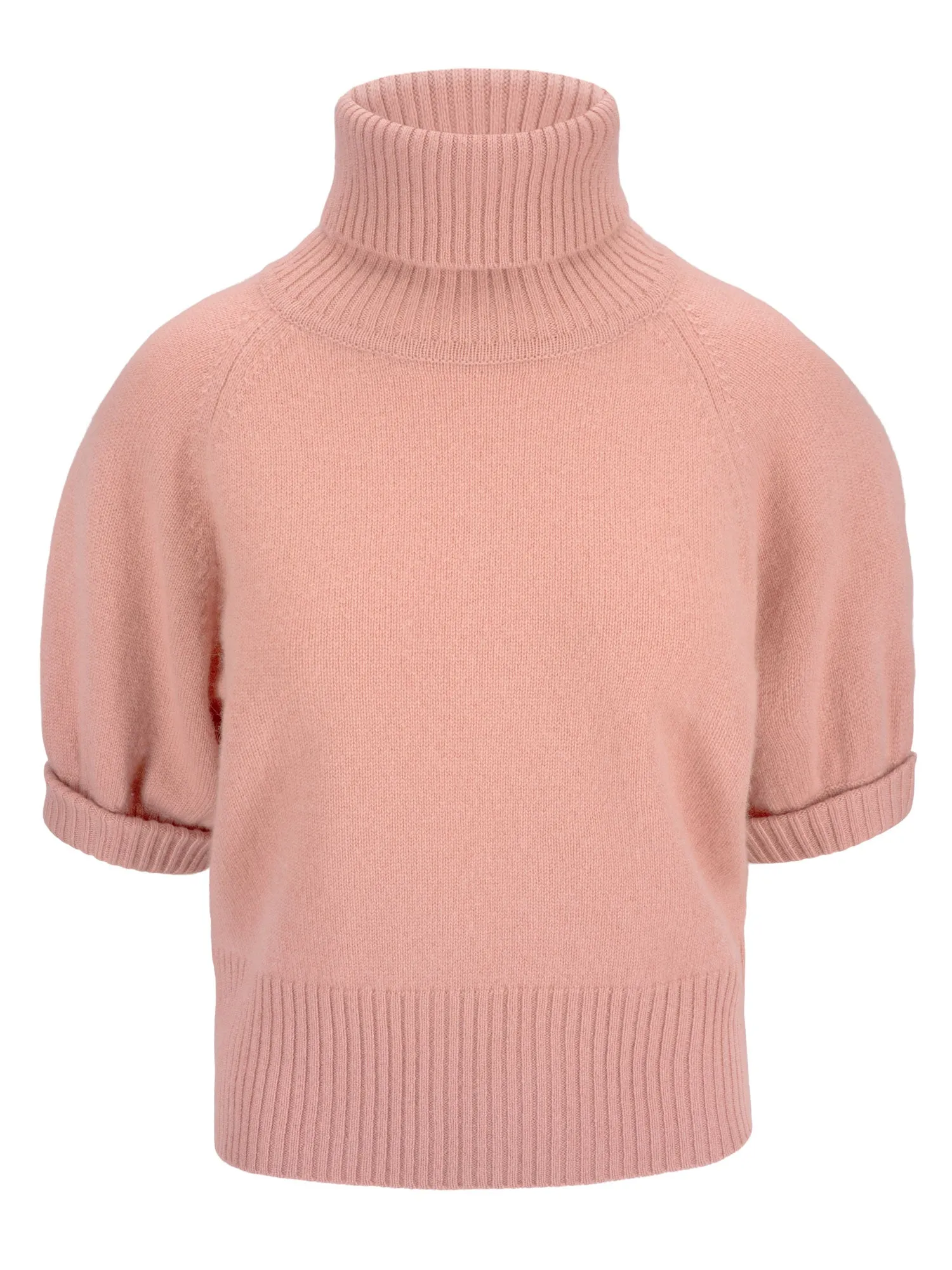 Cashmere sweater "Una" - peachy pink