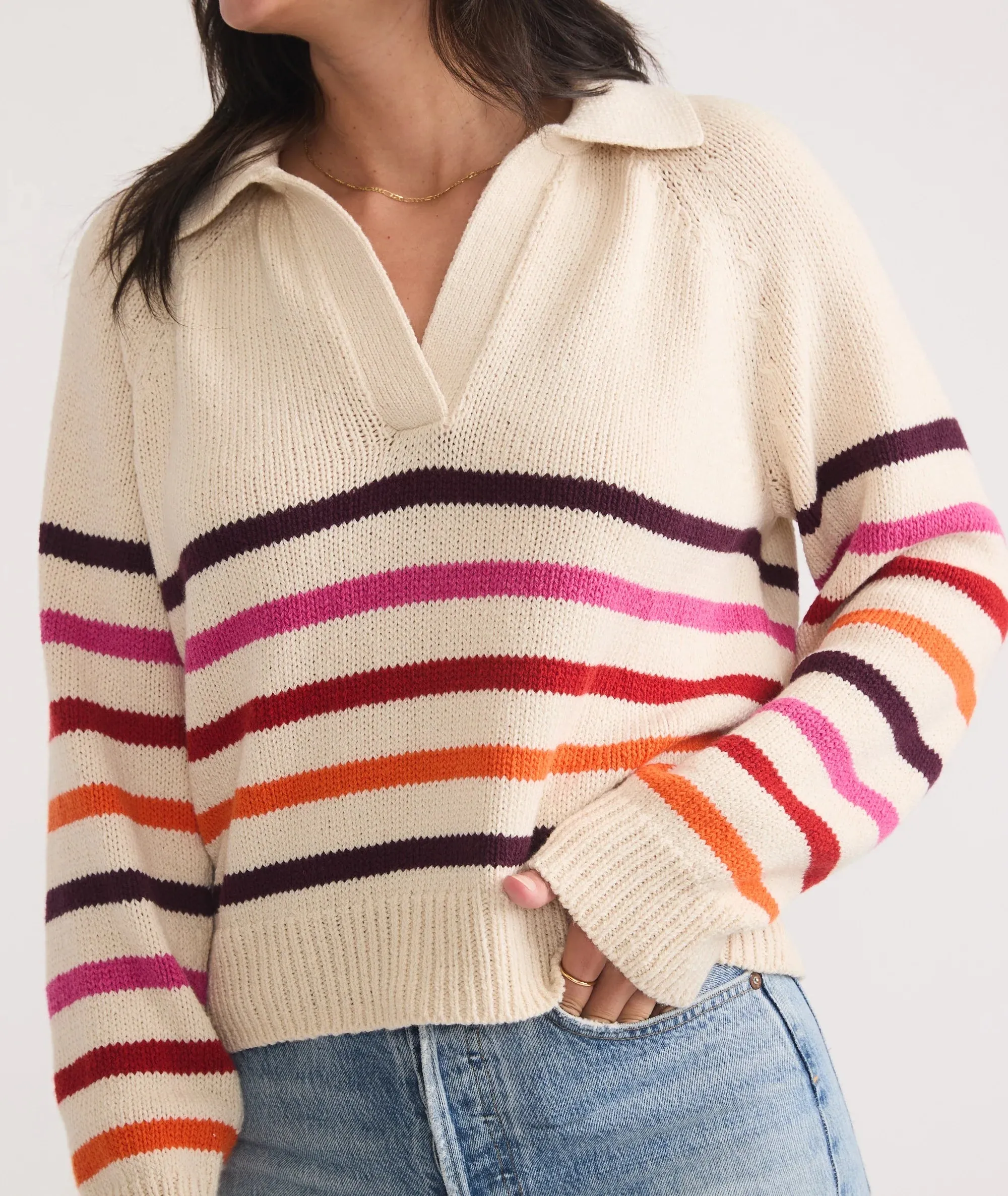 Claire Relaxed Sweater Polo