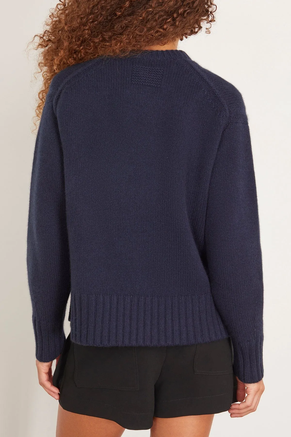 Cozy Crew Sweater in Midnight