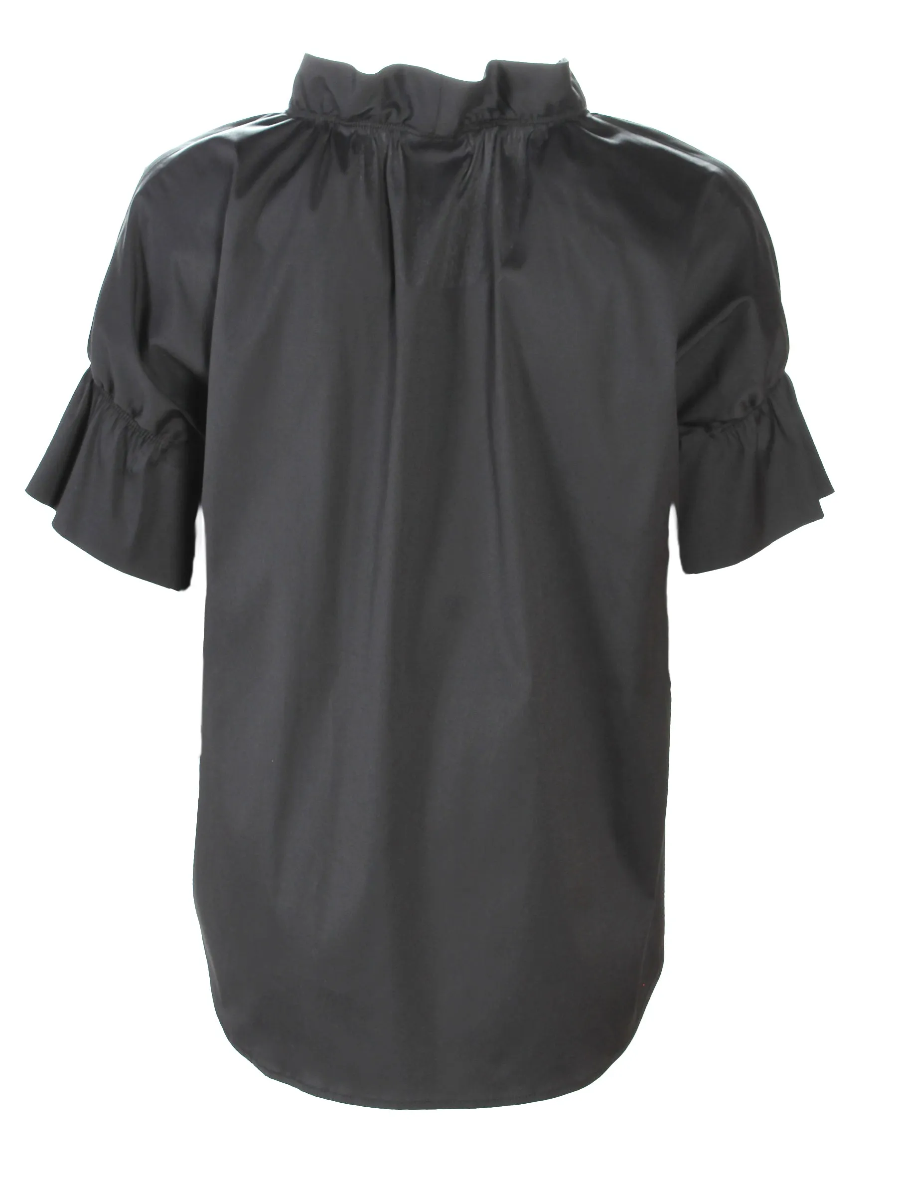 Crosby Black Poplin Shirt