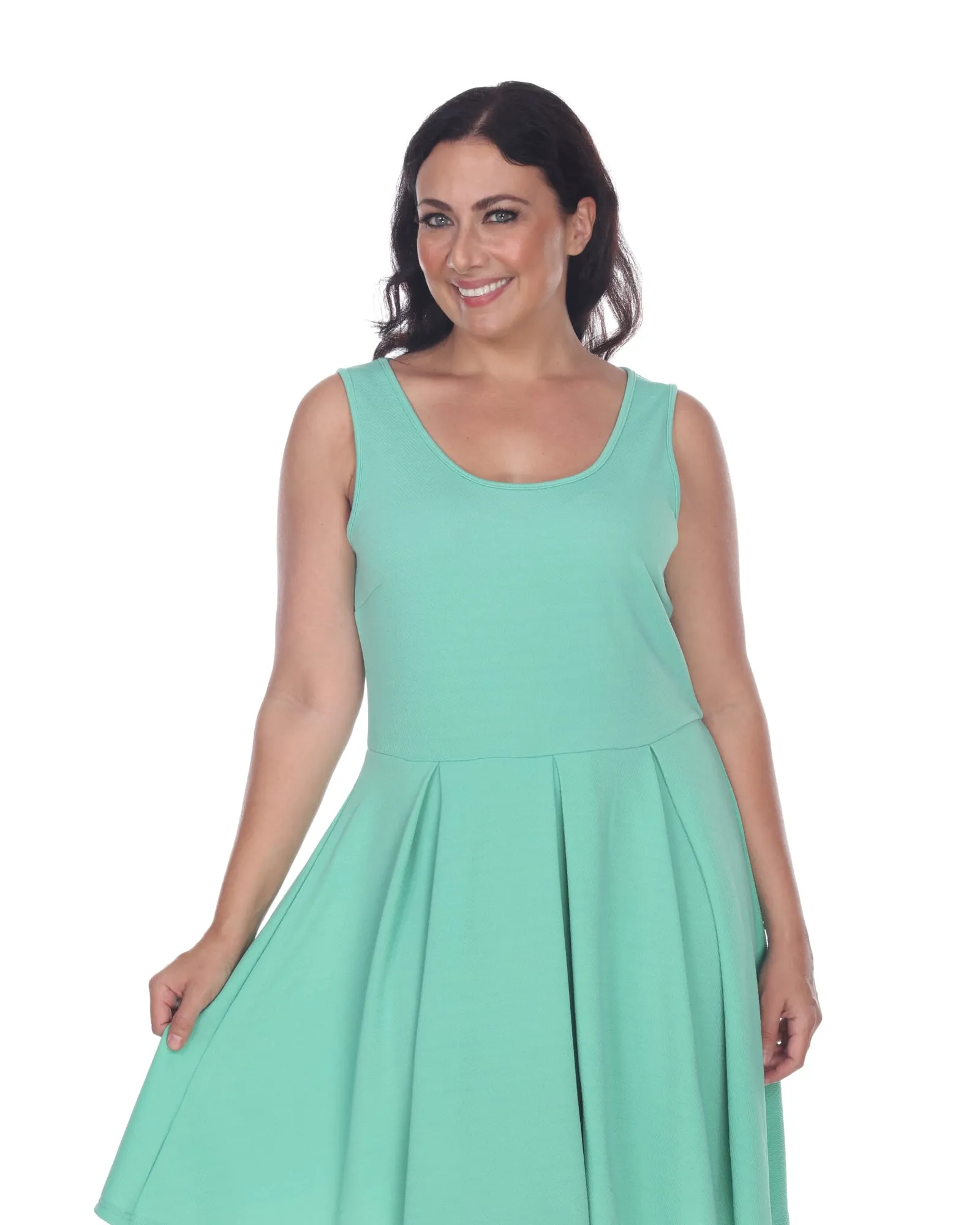 Crystal Fit and Flare Dress | Mint