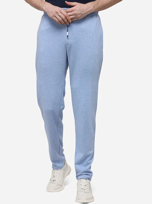 Denim Solid Regular Fit Track Pants | JadeBlue