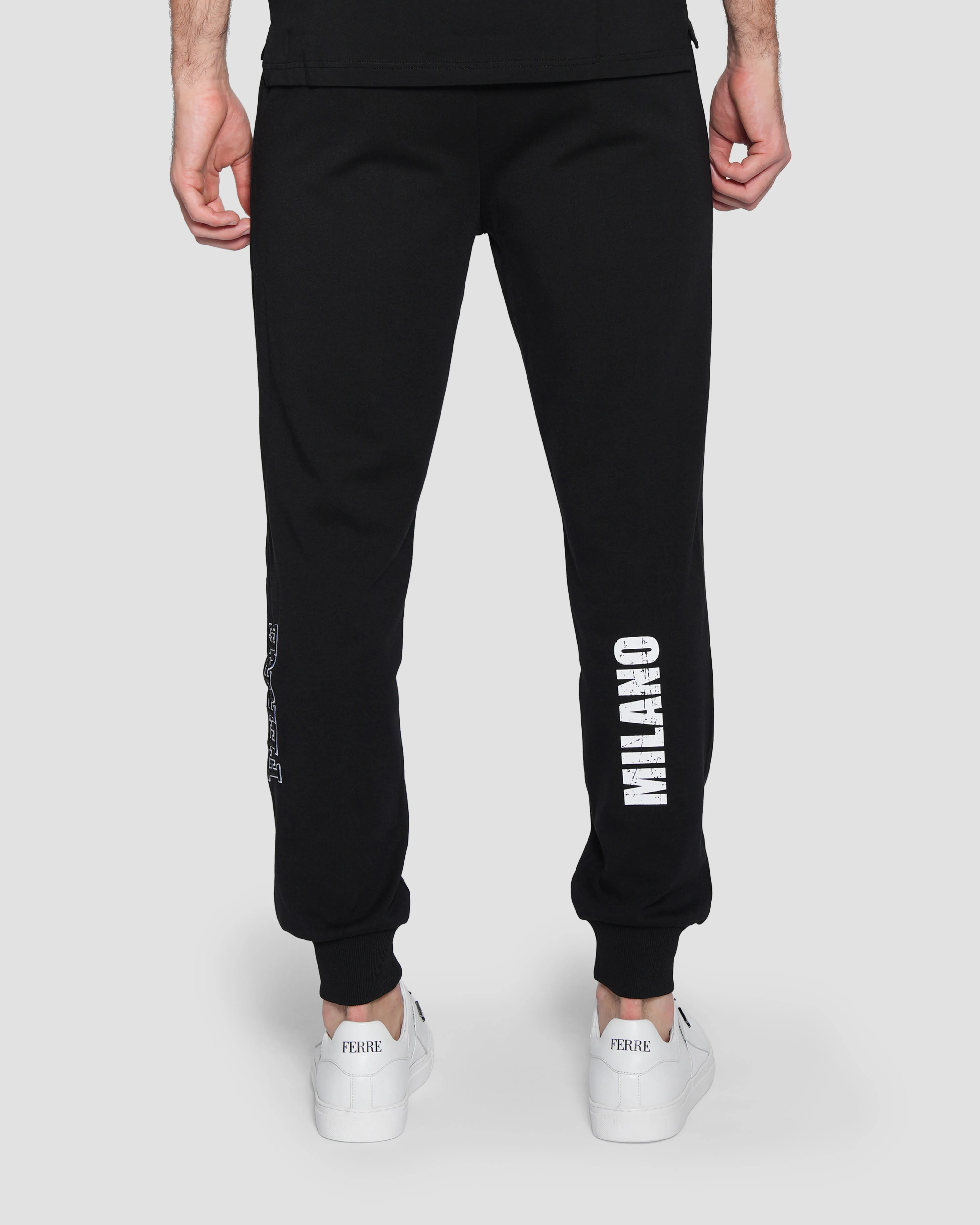 Embroidered and Printed Logo Track Pants