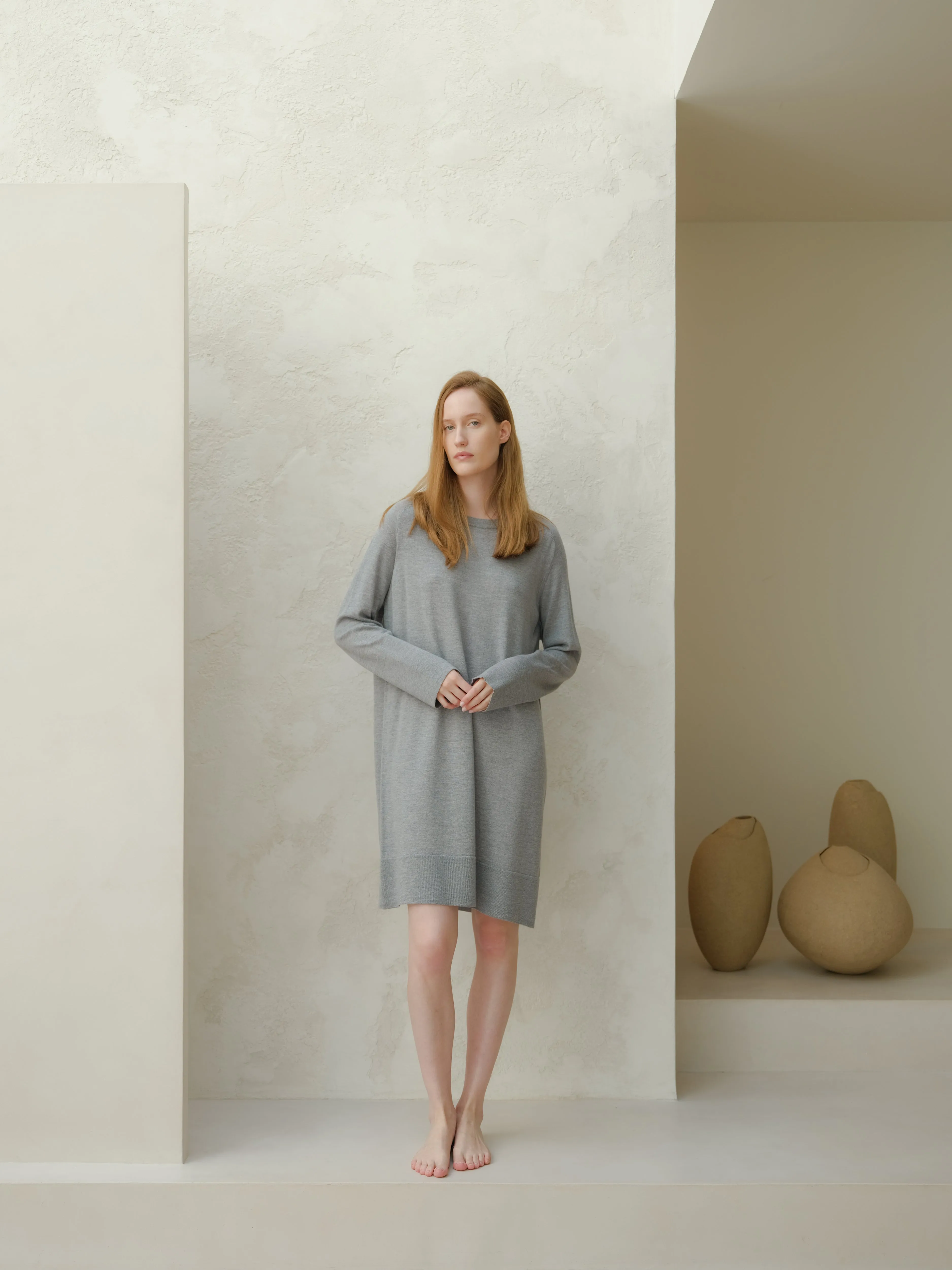 Extra Fine Merino Crewneck Dress