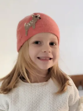 Fawn Cashmere Hat - Child