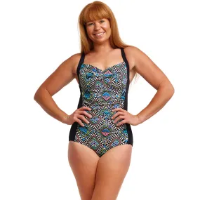 Funkita - Weave Please - Ladies Ruched One Piece