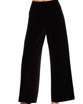 Hepburn Pant In Black Velvet | Black Velvet