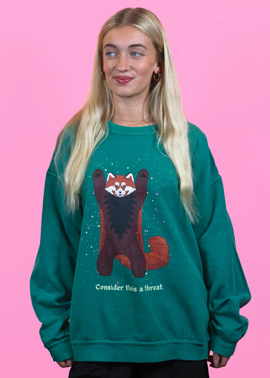 Home of Rainbows - Red Panda Threat Sweater