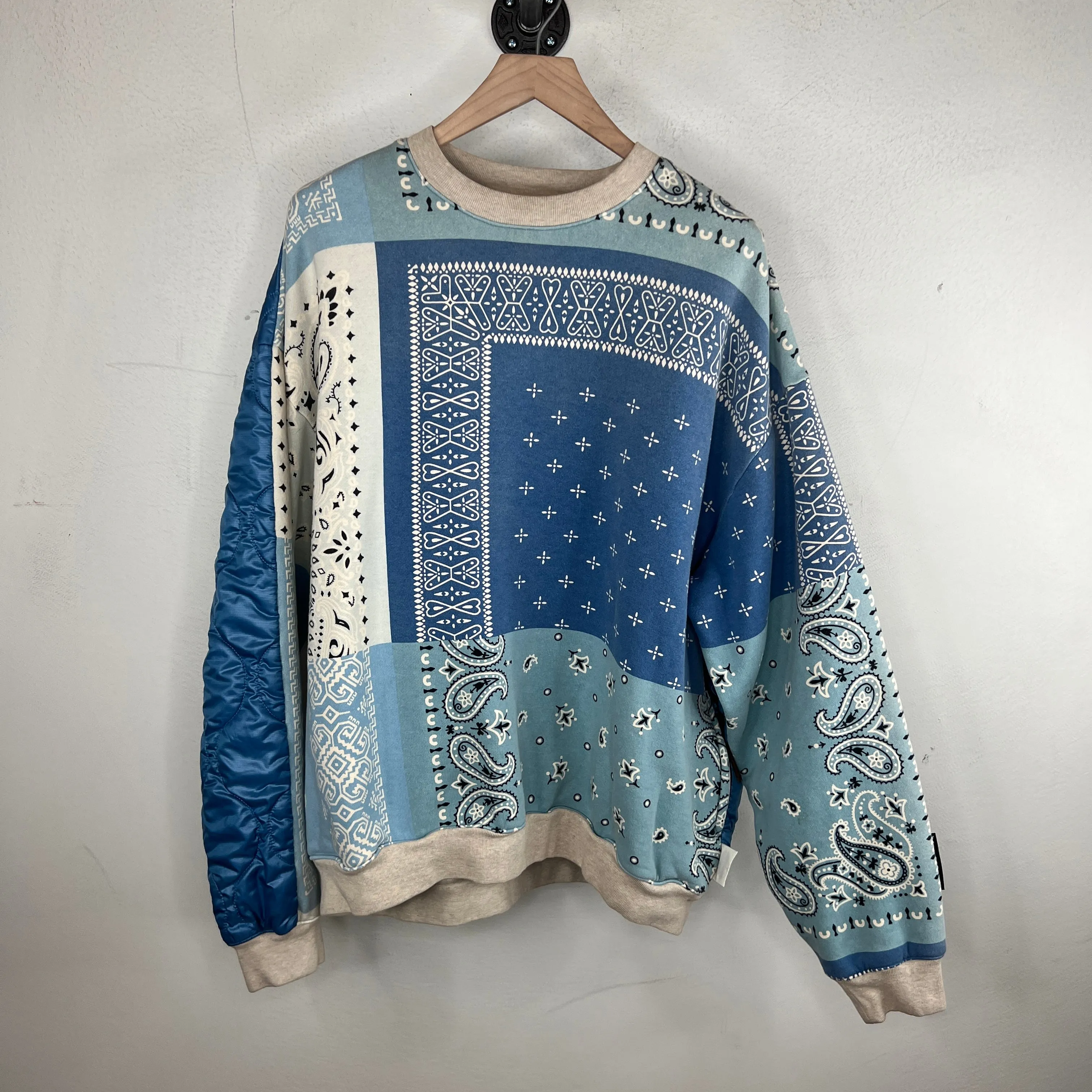 Kapital Paisley Hybrid Crewneck