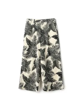 Leaf Print Culotte