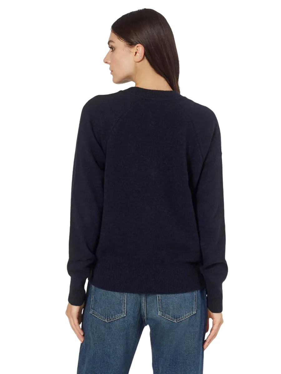 Madalene V-Neck Cashmere Sweater - Eclipse