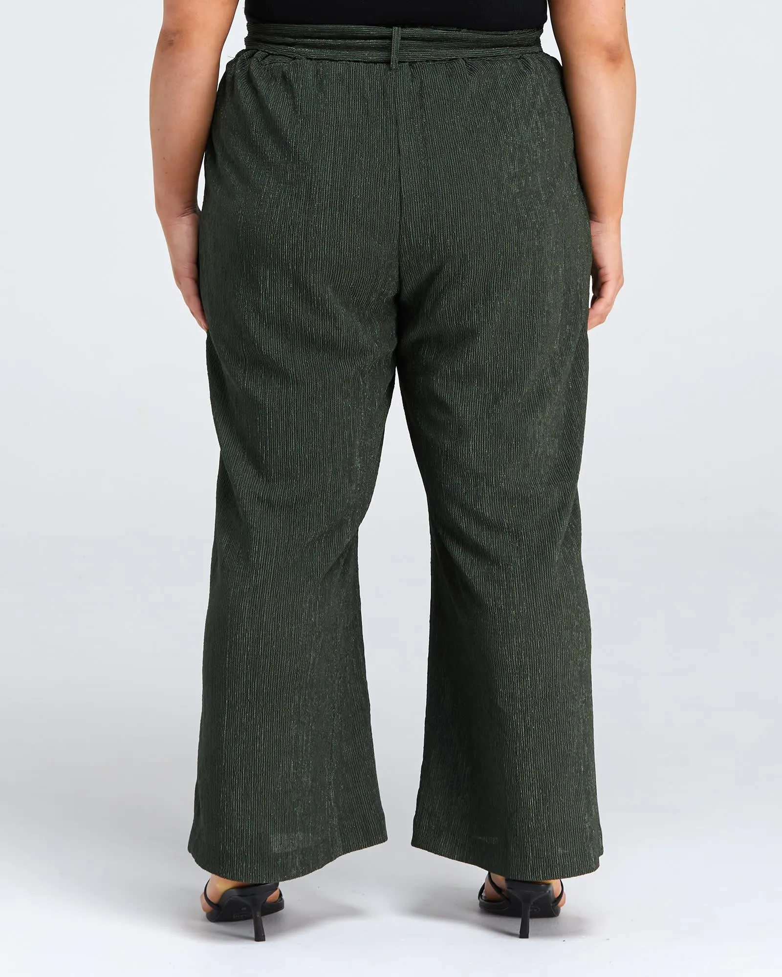 Malo Crinkled Pant | Sage