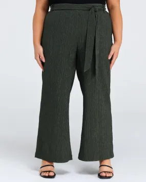 Malo Crinkled Pant | Sage