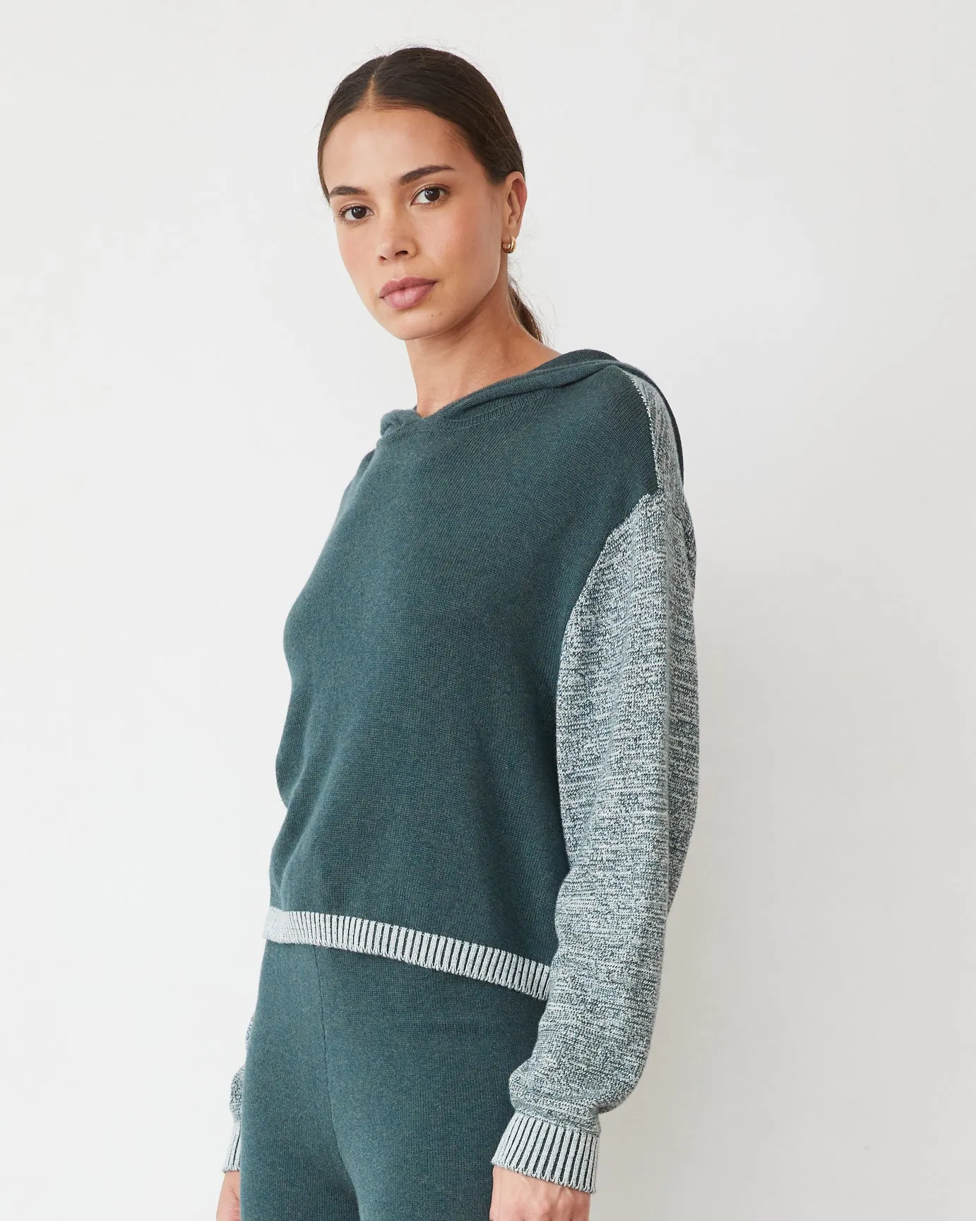 Organic Cotton Cashmere Hooded Sweater