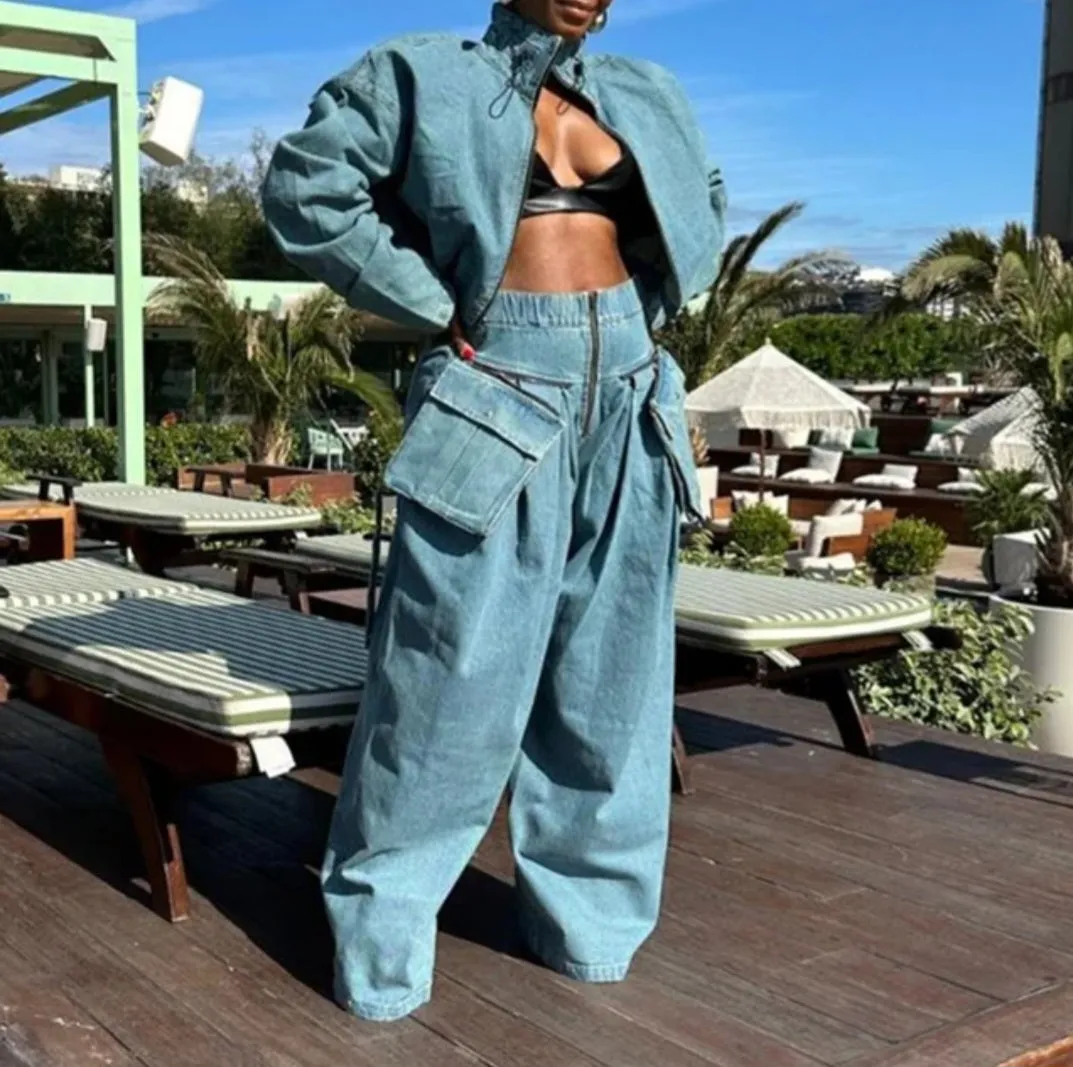 Oversized Denim Set