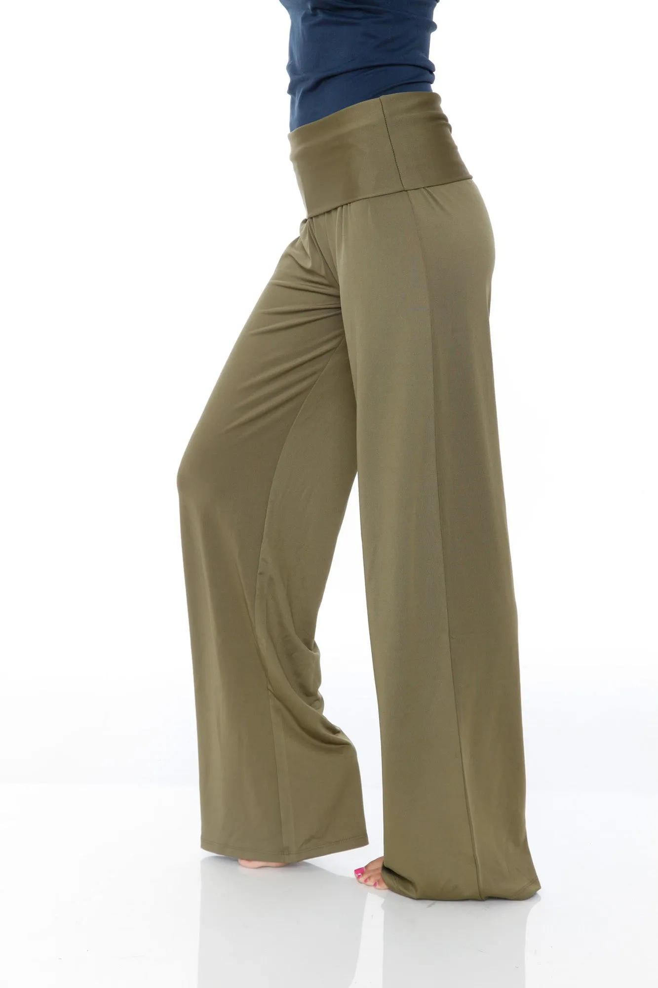 Palazzo Solid Print Pants