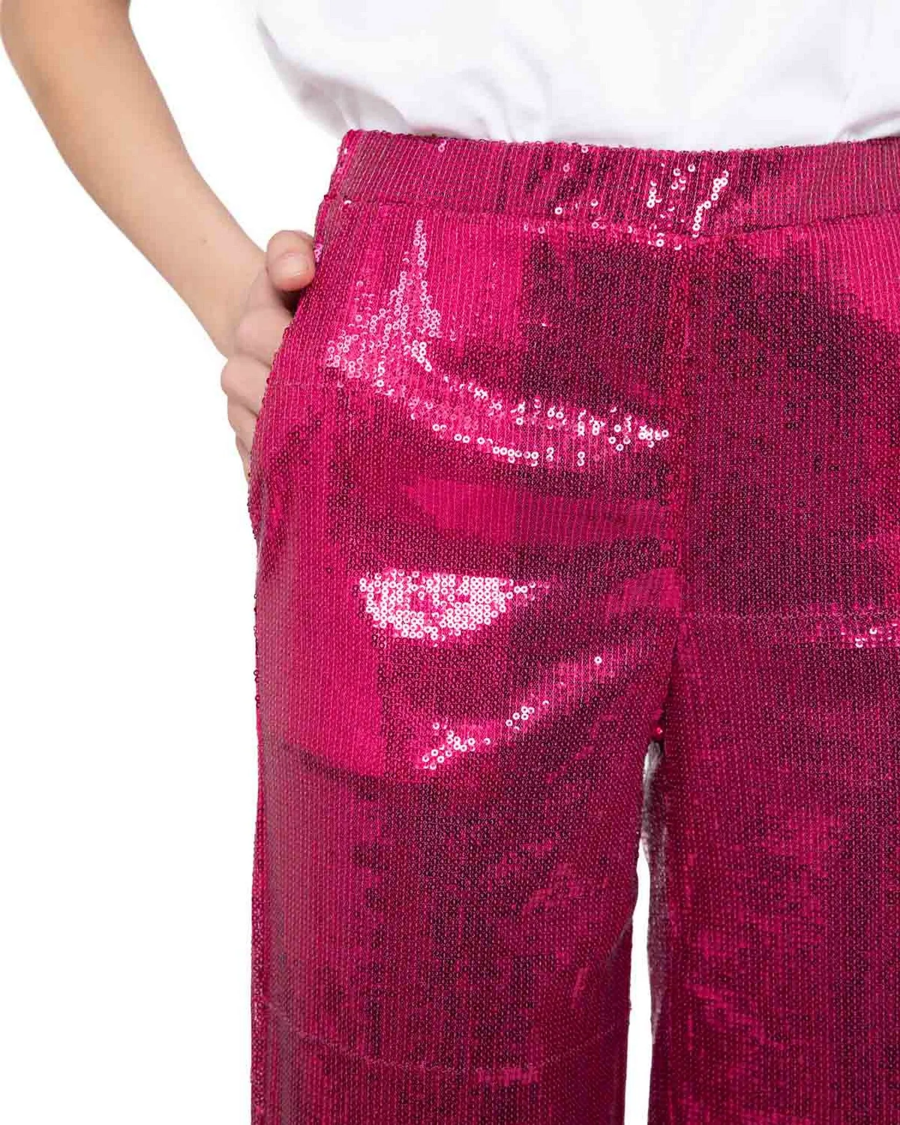 Pants with sequins SICASI