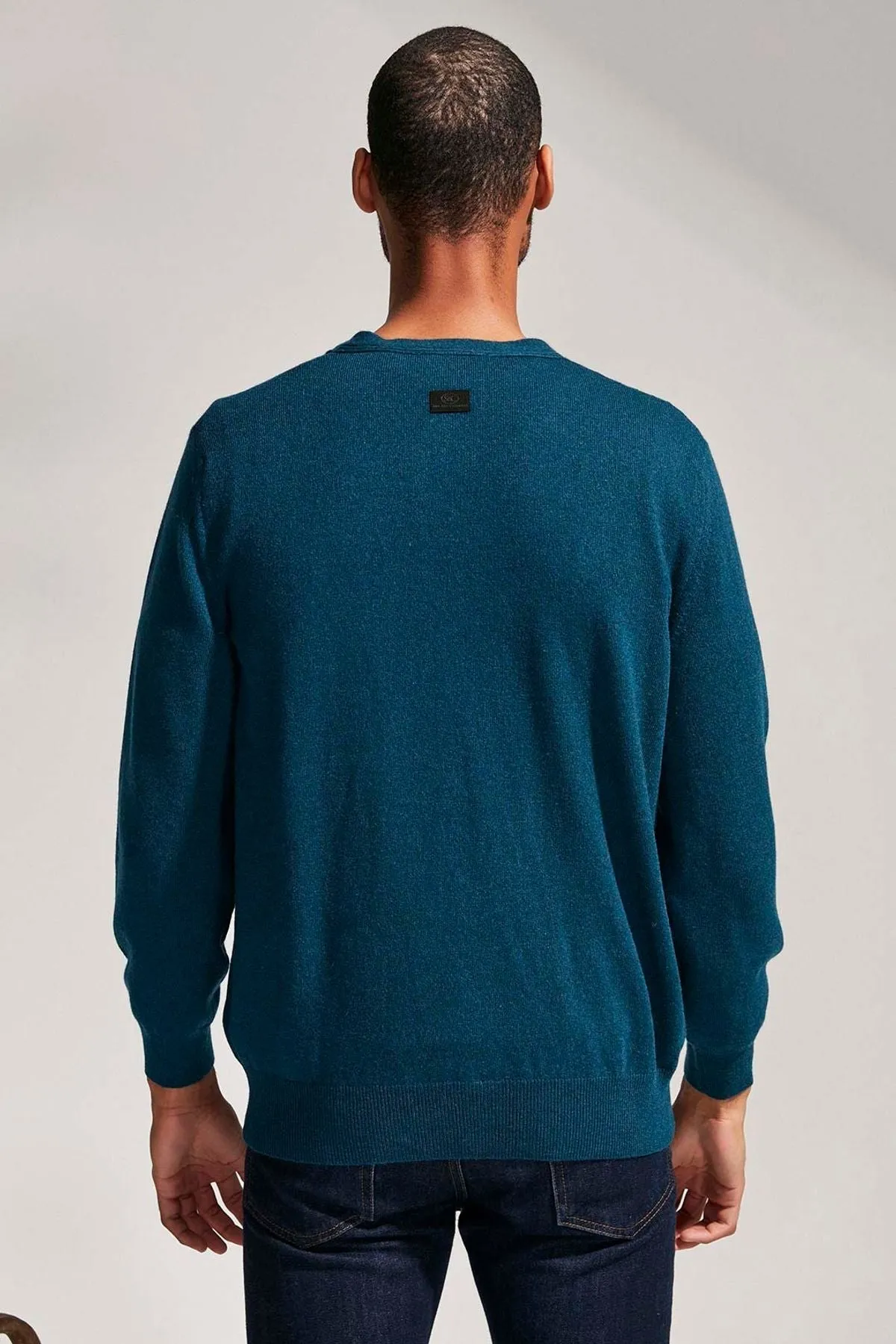 Peacock Pure Cashmere Arma Men's Cardigan