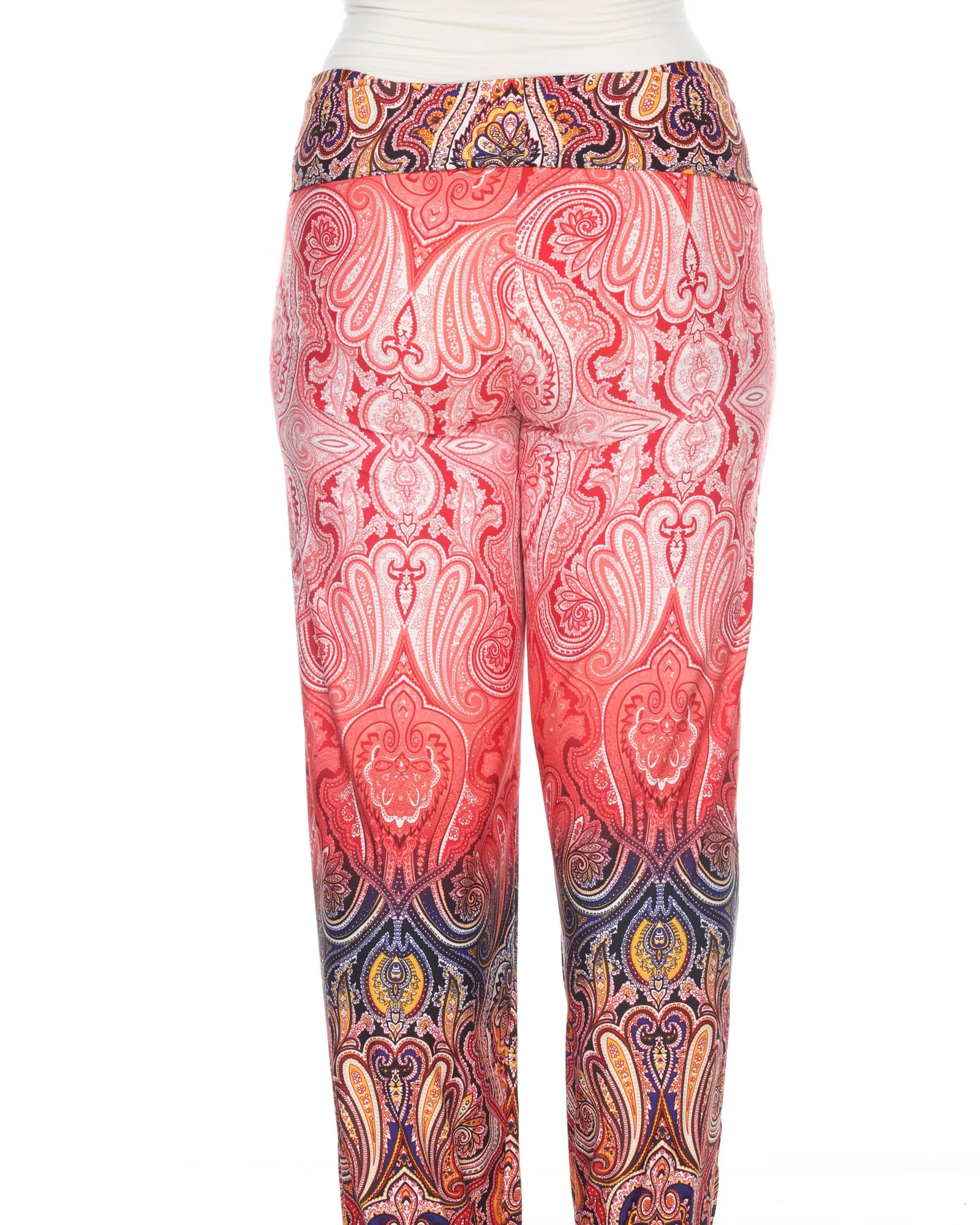 Printed  Palazzo Pants | Red