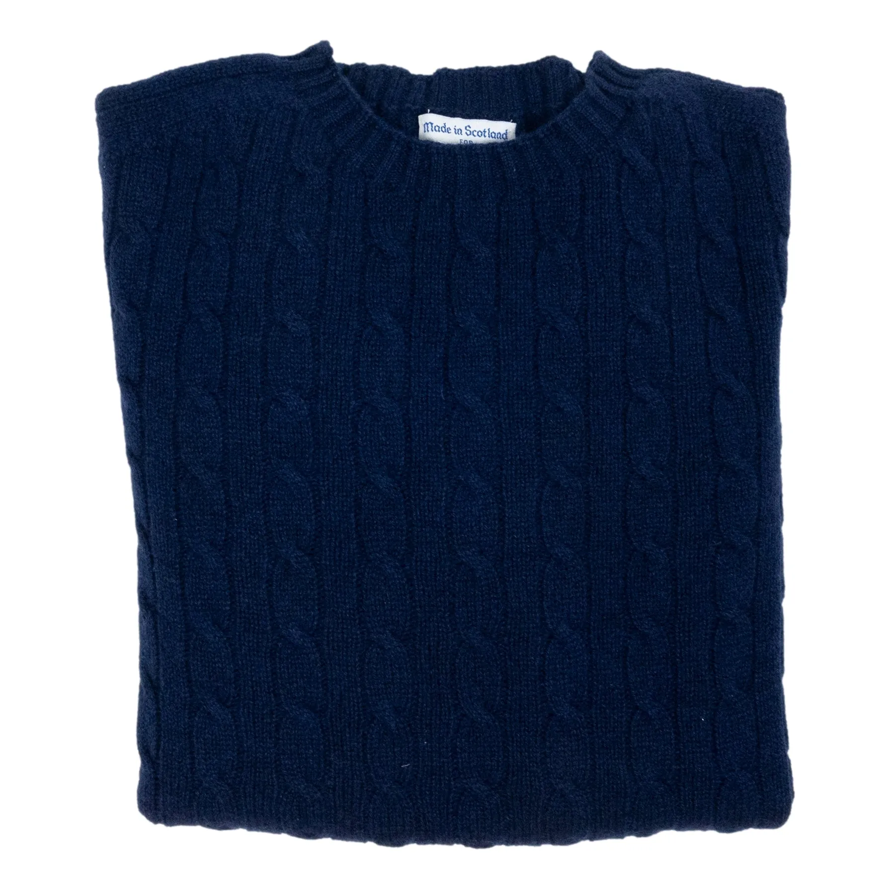 Pure Cashmere Montreux Cable Crew Neck Sweater