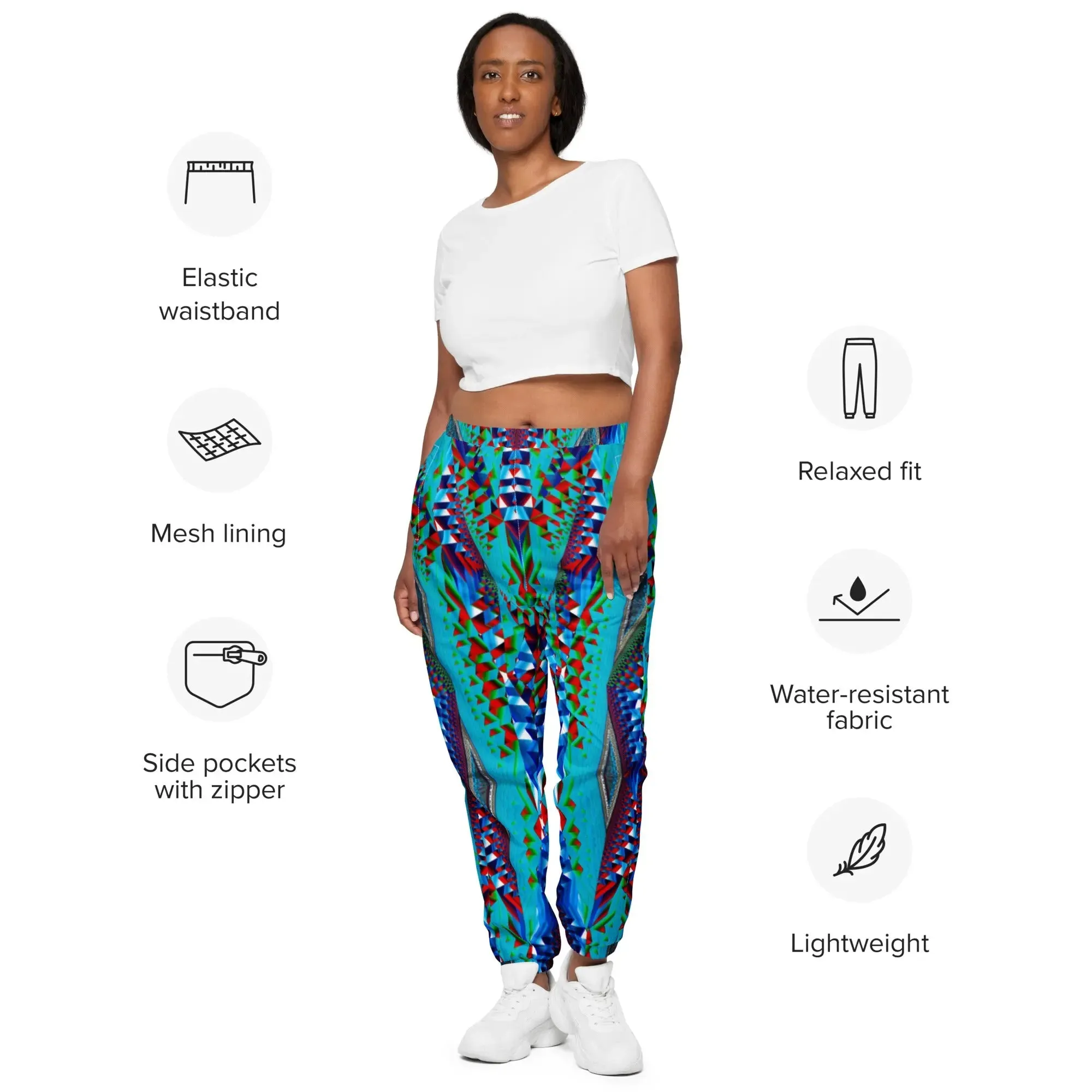 "Tripping Geometry" Collection - Unisex Track Pants