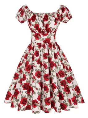 Rose Romance 50s Dress [IN STOCK]