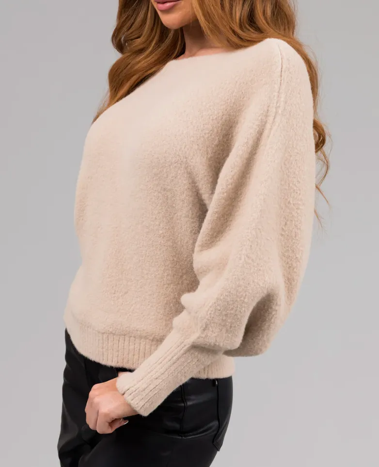 S S Dolman Sweater-Taupe