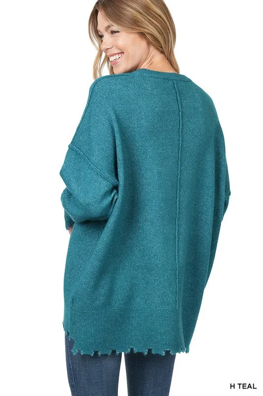 Second Guessing Oversized Sweater