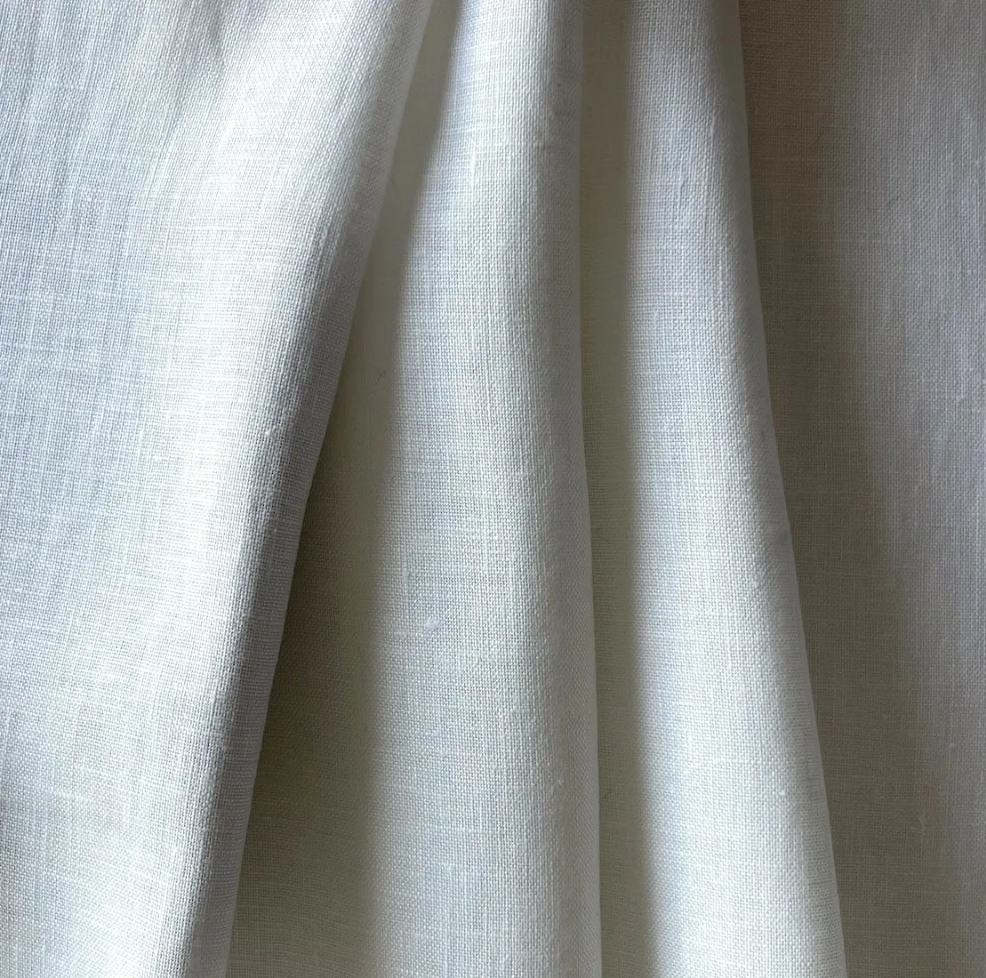 Semi-Sheer Ivory Dream Handkerchief Linen (Made in Poland)