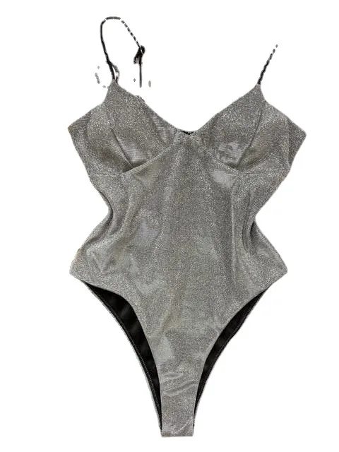 Shiny Sexy Ladies' High Cut Push Up Swimwear One Piece