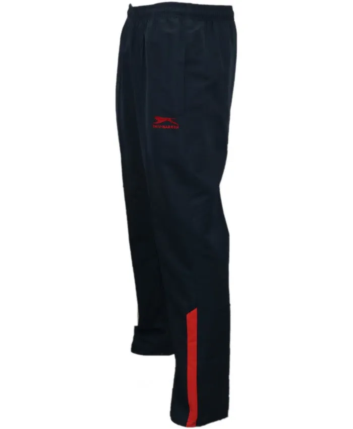 SHIV NARESH T.Z Inter Mesh Unisex Track Pants (Navy-Red)