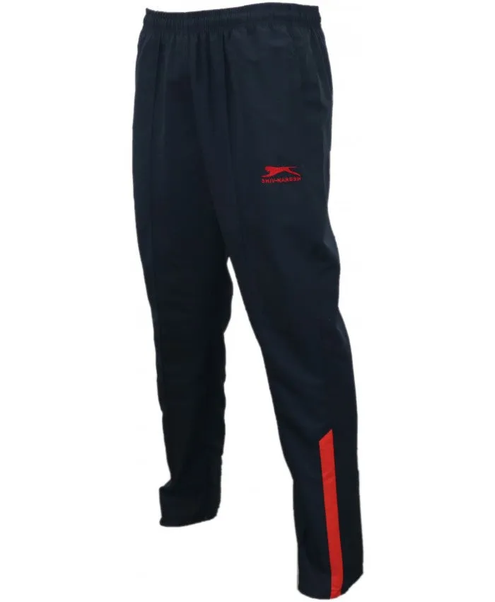 SHIV NARESH T.Z Inter Mesh Unisex Track Pants (Navy-Red)