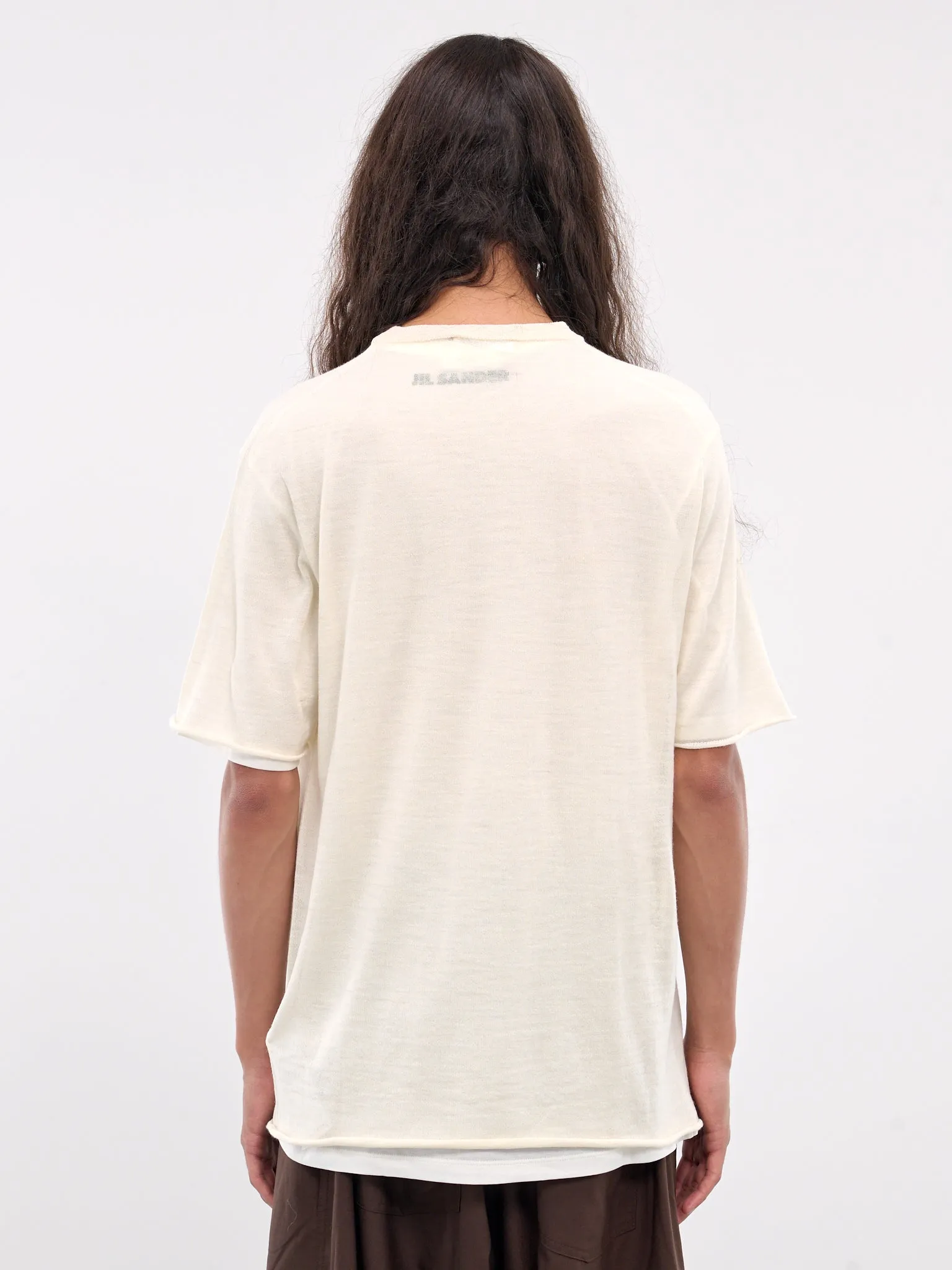 Short Sleeve Sweater (J47FV0108-JTN368-OFF-WHITE)