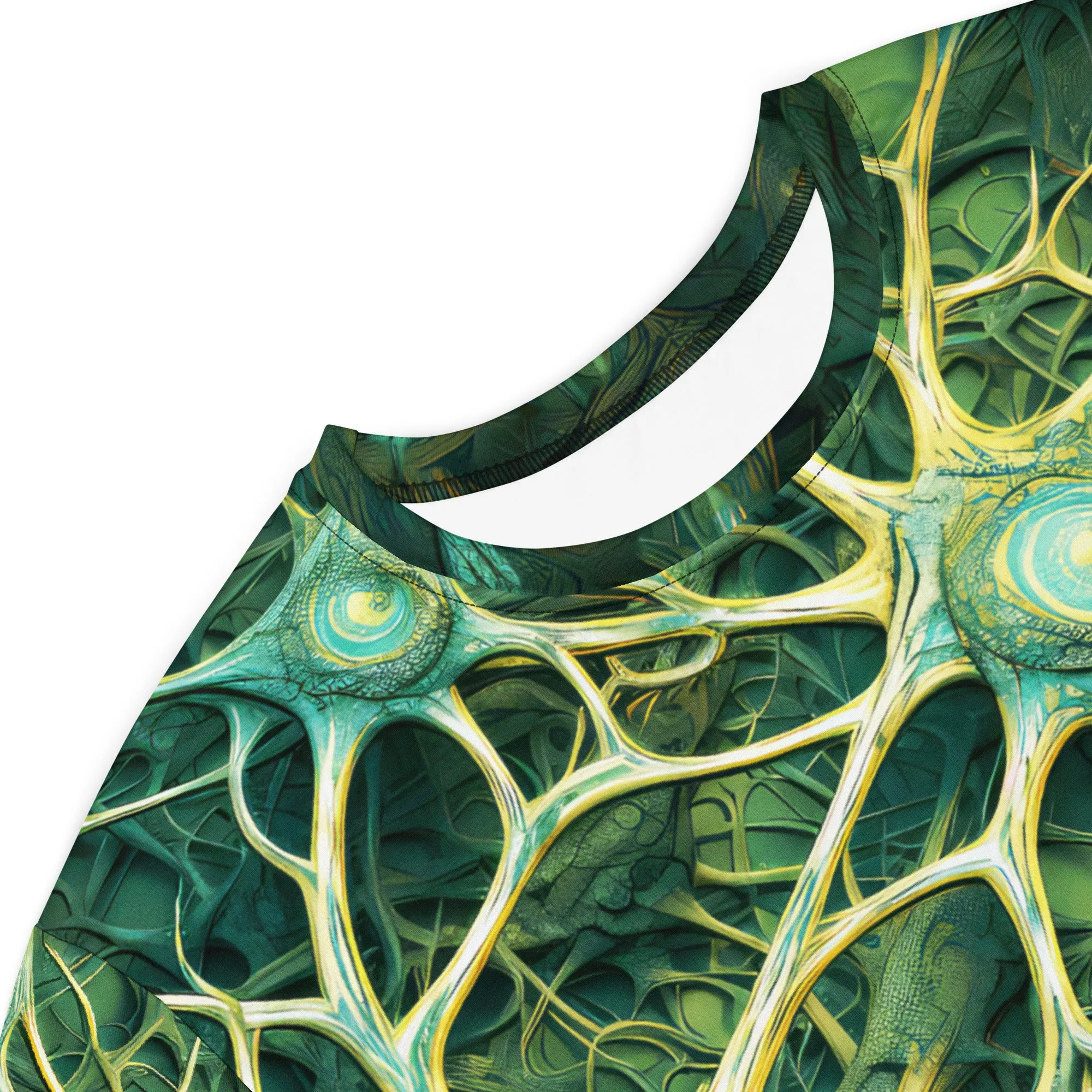 T-Shirt Dress Astrocytes in Green