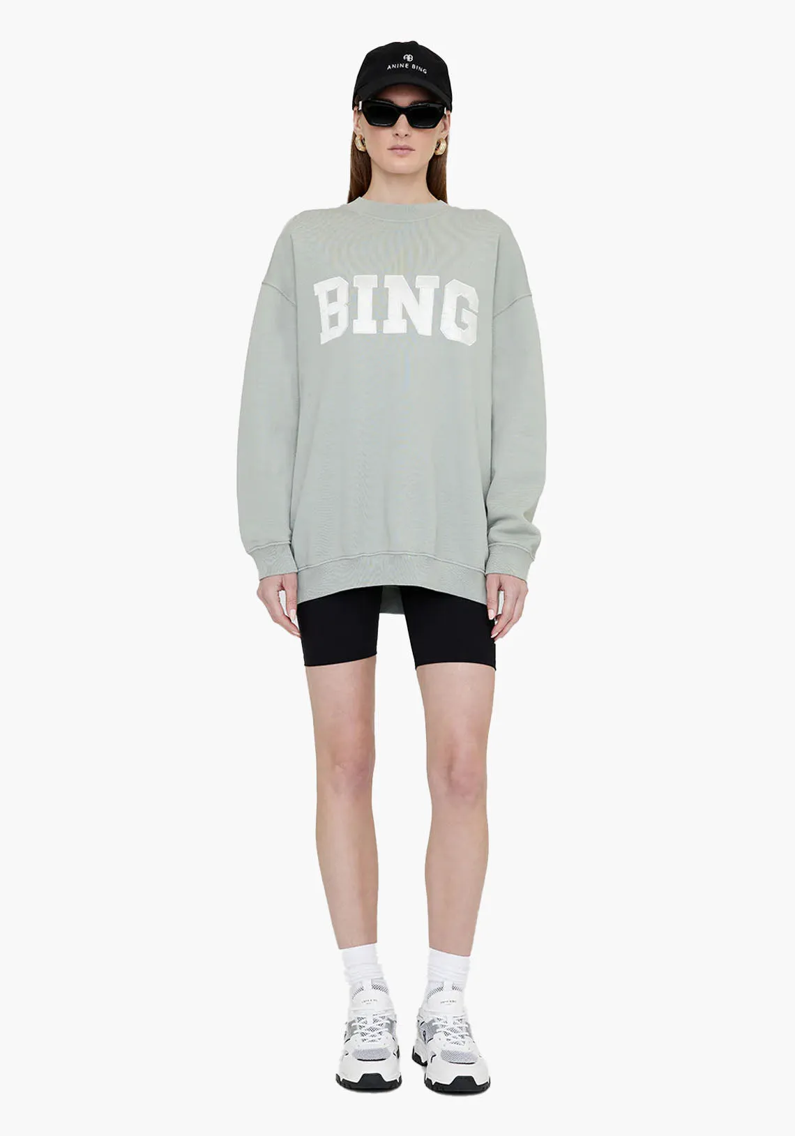 TYLER SWEATSHIRT SATIN BING SAGE GREEN