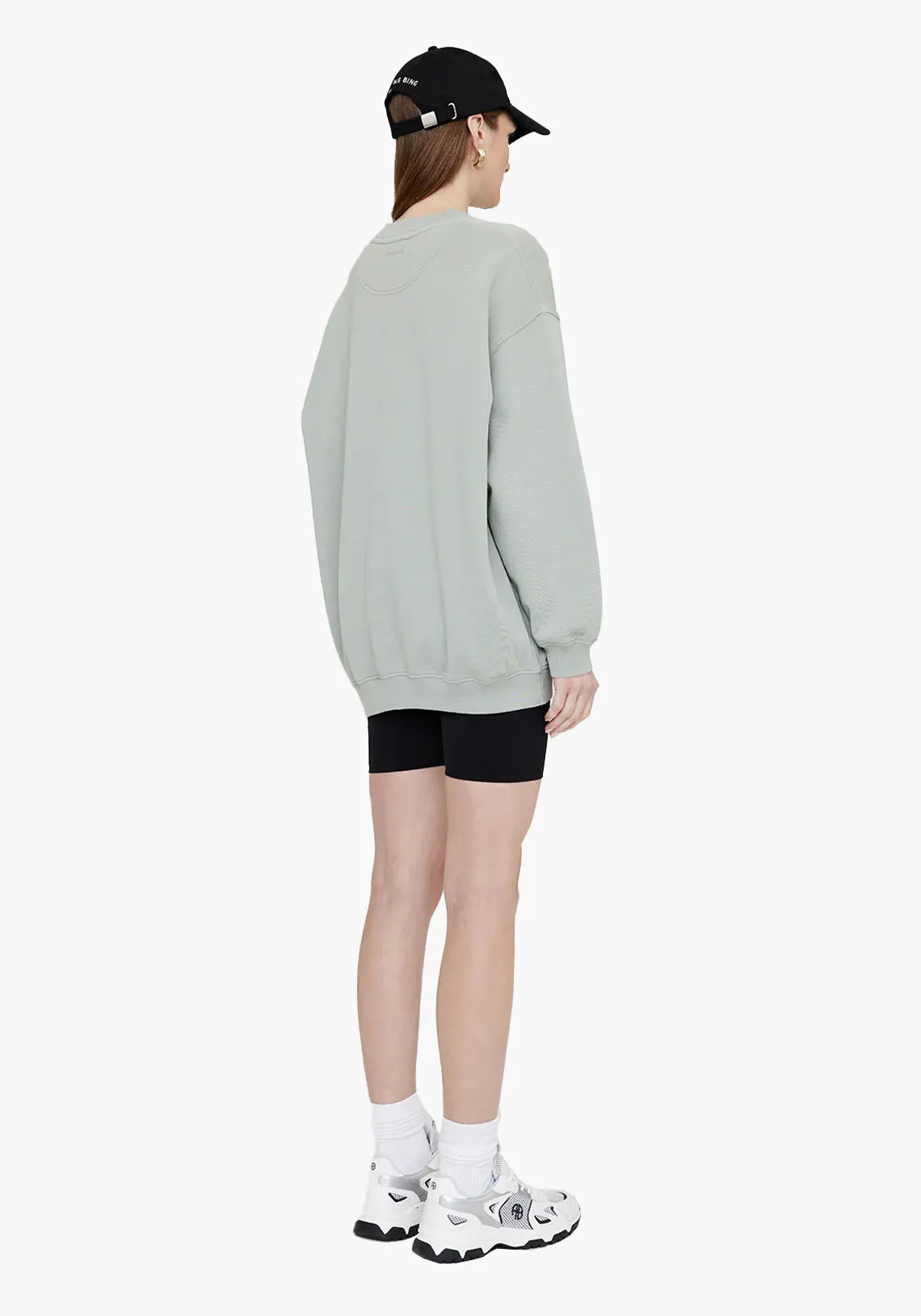 TYLER SWEATSHIRT SATIN BING SAGE GREEN