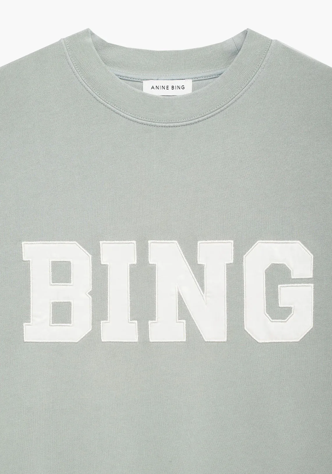 TYLER SWEATSHIRT SATIN BING SAGE GREEN