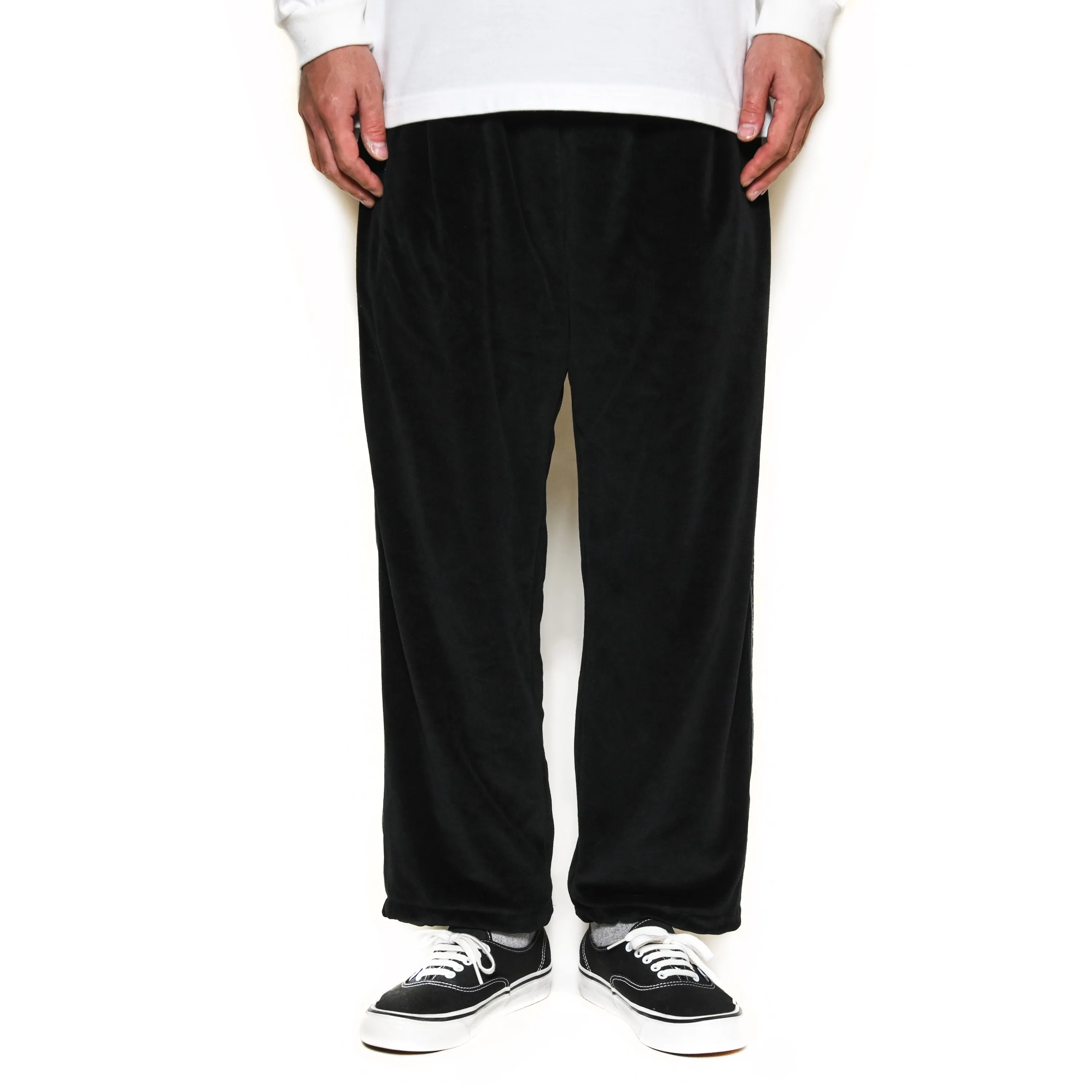 VELOUR TRACK PANTS ＜SPIRAL JACQUARD PATTERN＞