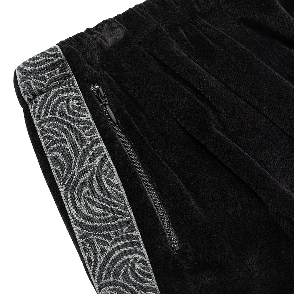 VELOUR TRACK PANTS ＜SPIRAL JACQUARD PATTERN＞